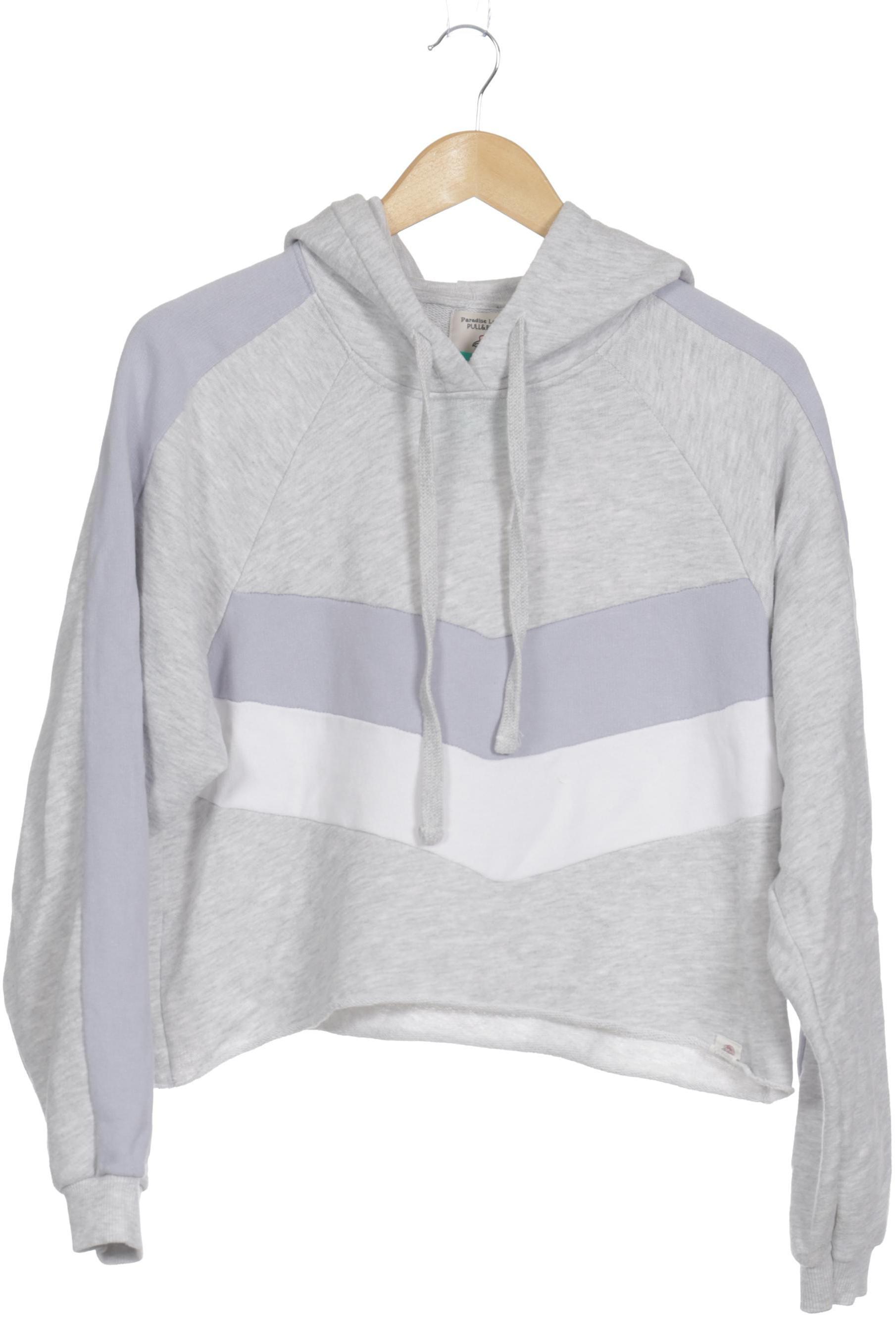 

Pull & Bear Damen Kapuzenpullover, grau, Gr.