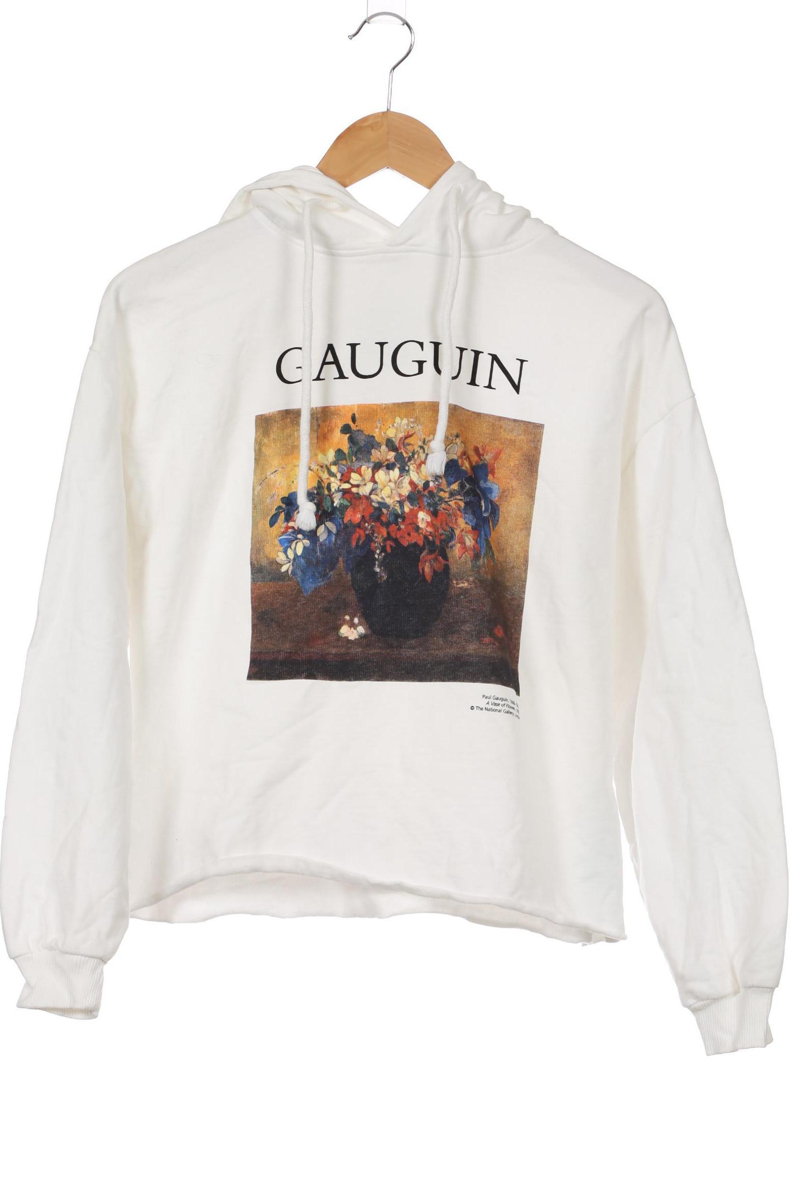 

Pull & Bear Damen Kapuzenpullover, weiß, Gr.