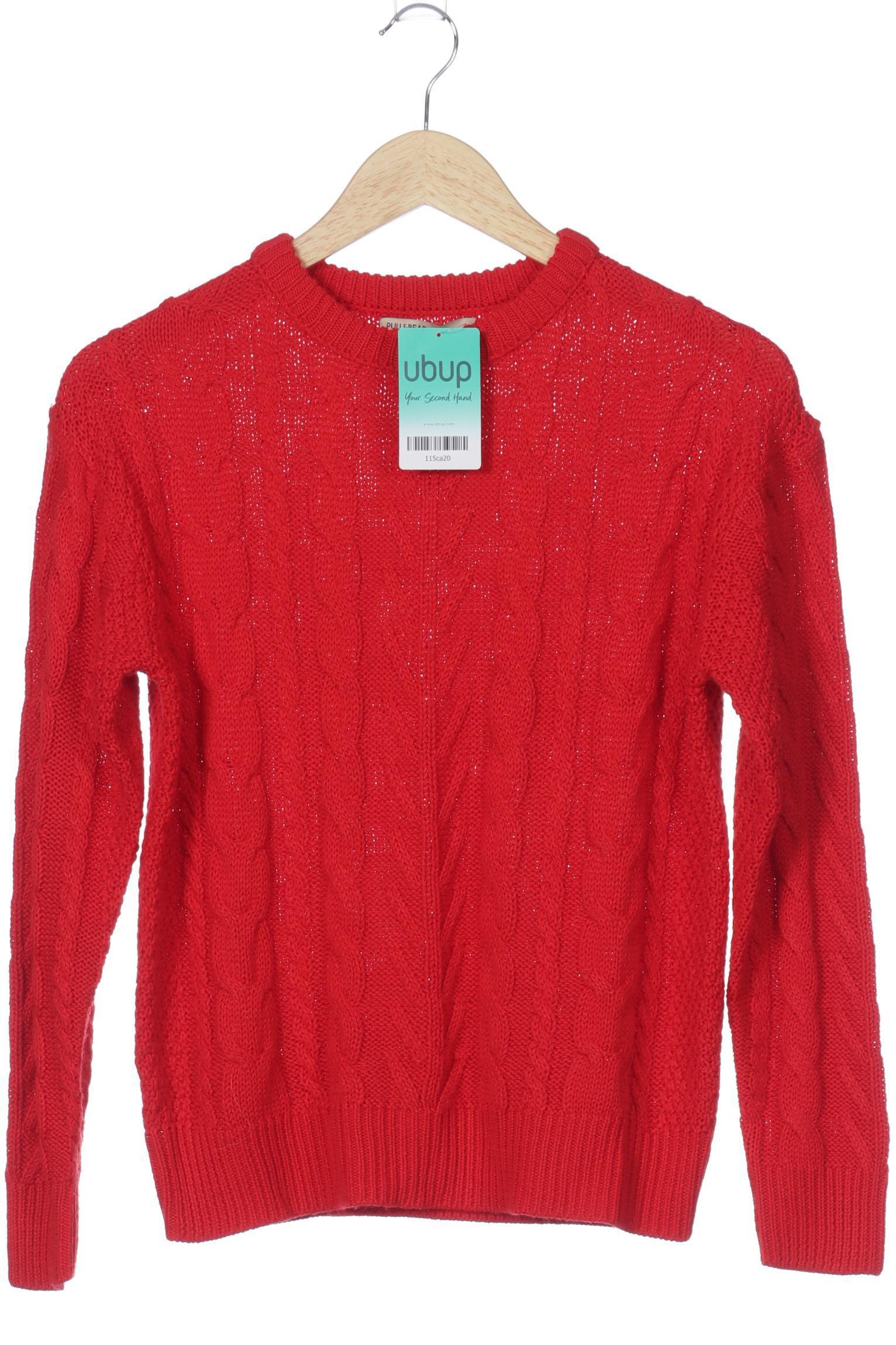 

Pull & Bear Damen Pullover, rot, Gr.