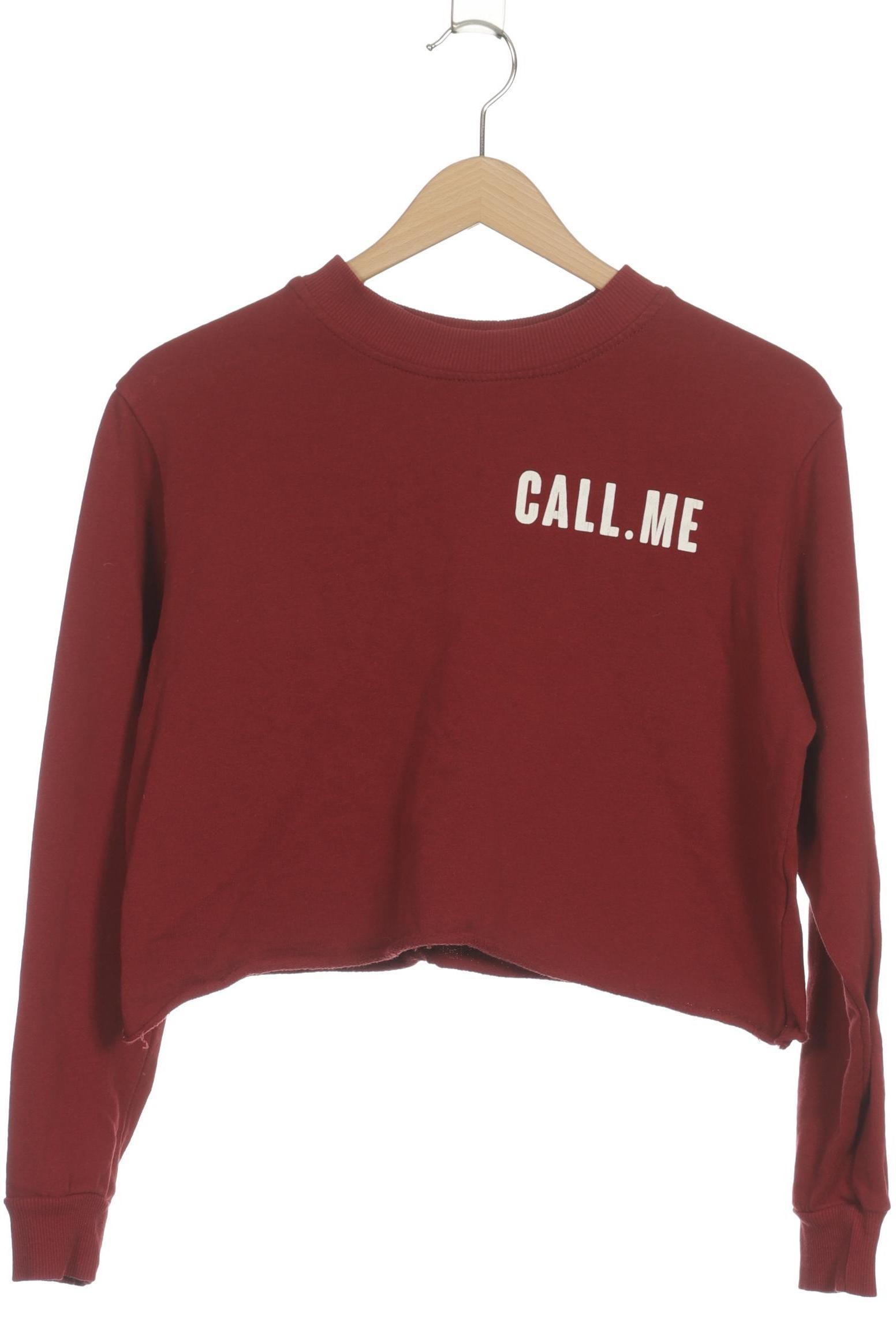 

Pull & Bear Damen Sweatshirt, rot, Gr.