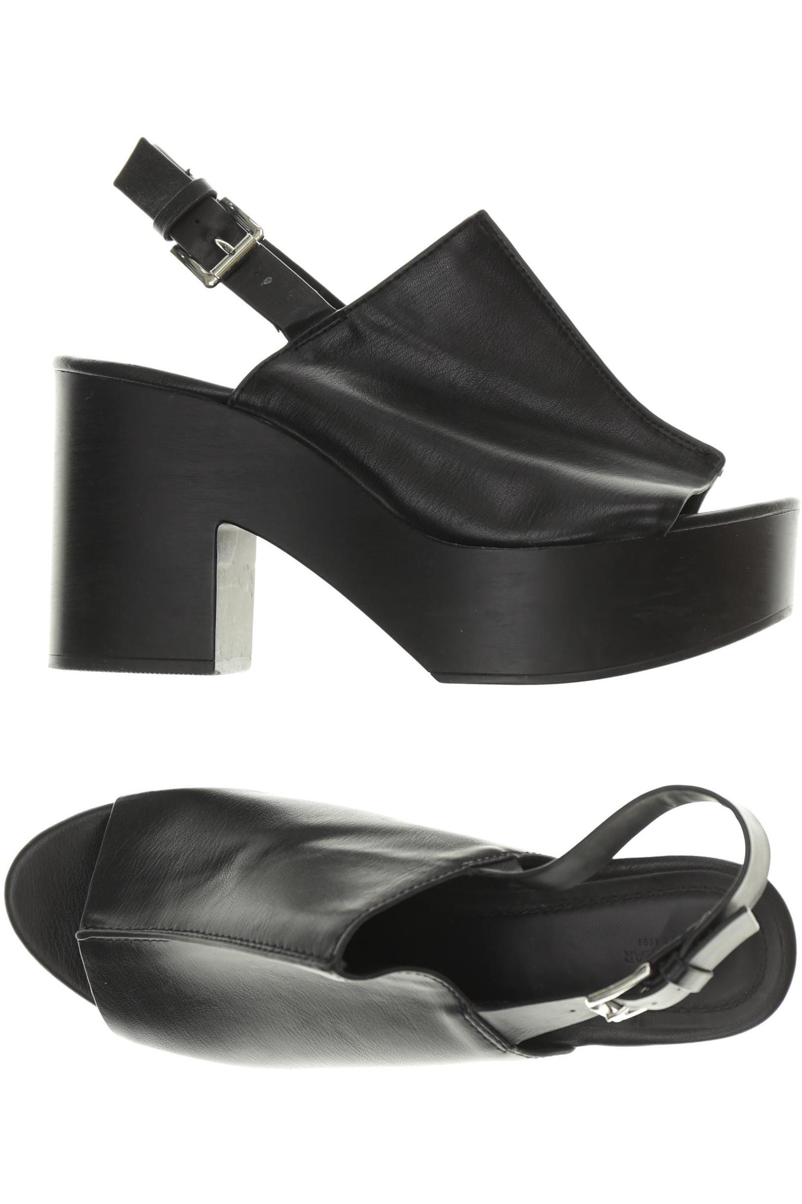 

Pull & Bear Damen Sandale, schwarz, Gr. 39