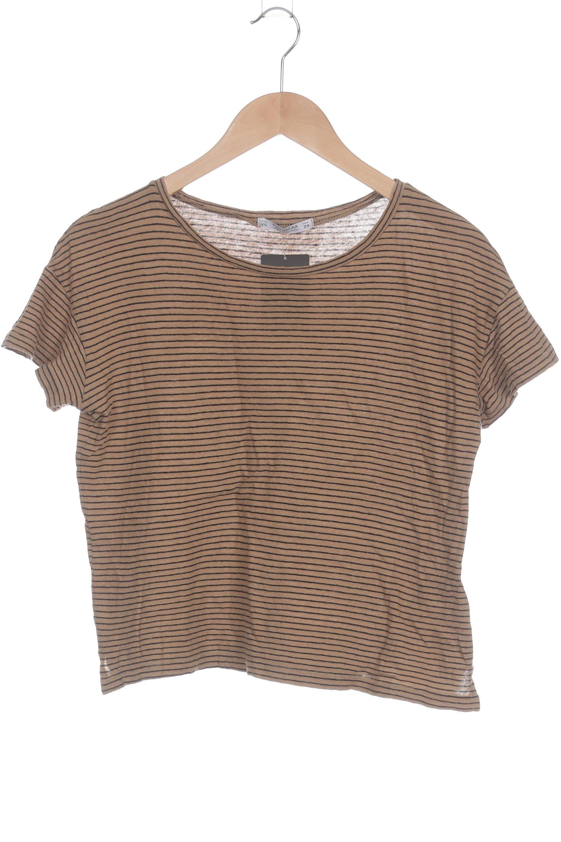 

Pull & Bear Damen T-Shirt, braun, Gr.