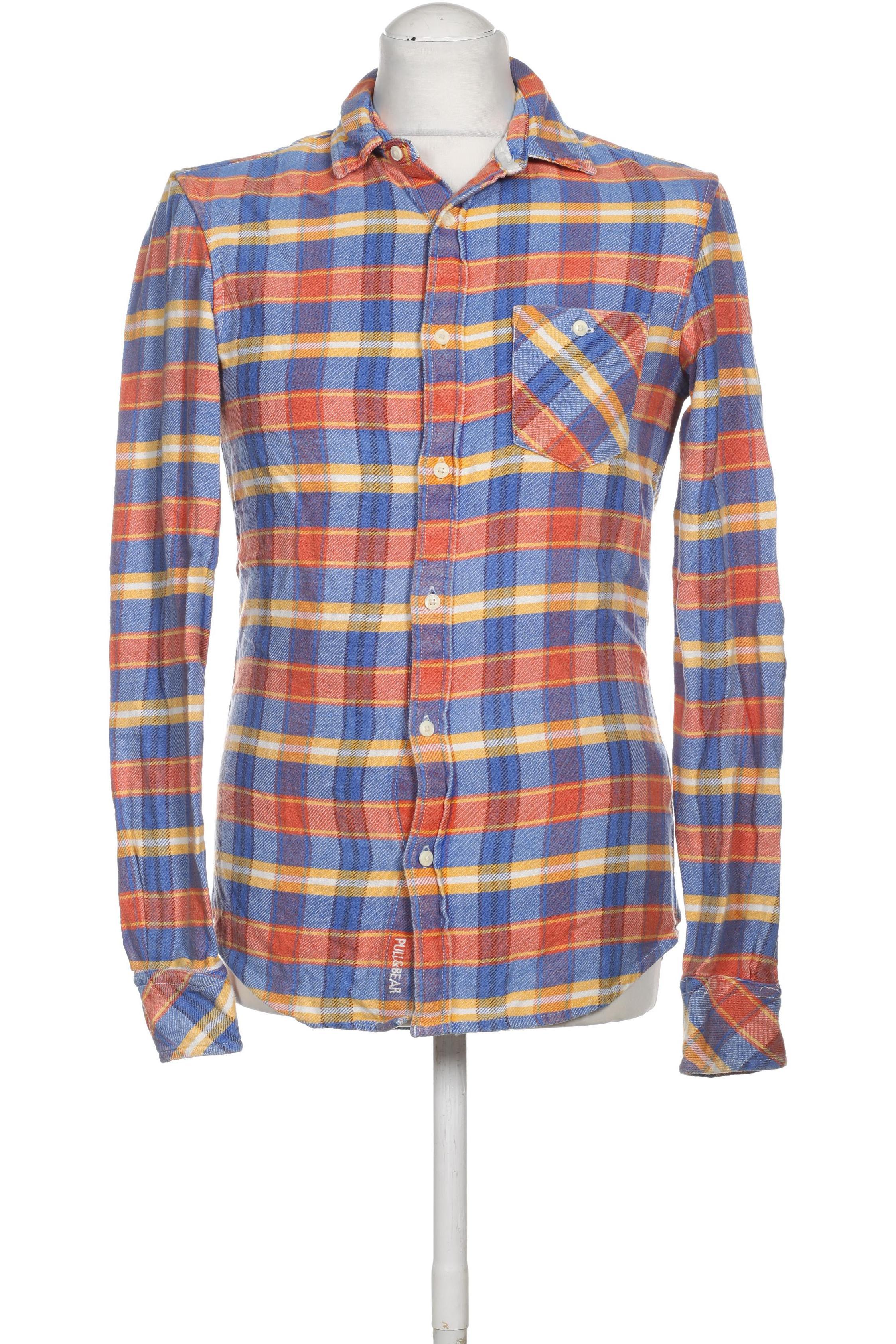 

Pull & Bear Herren Hemd, blau, Gr.