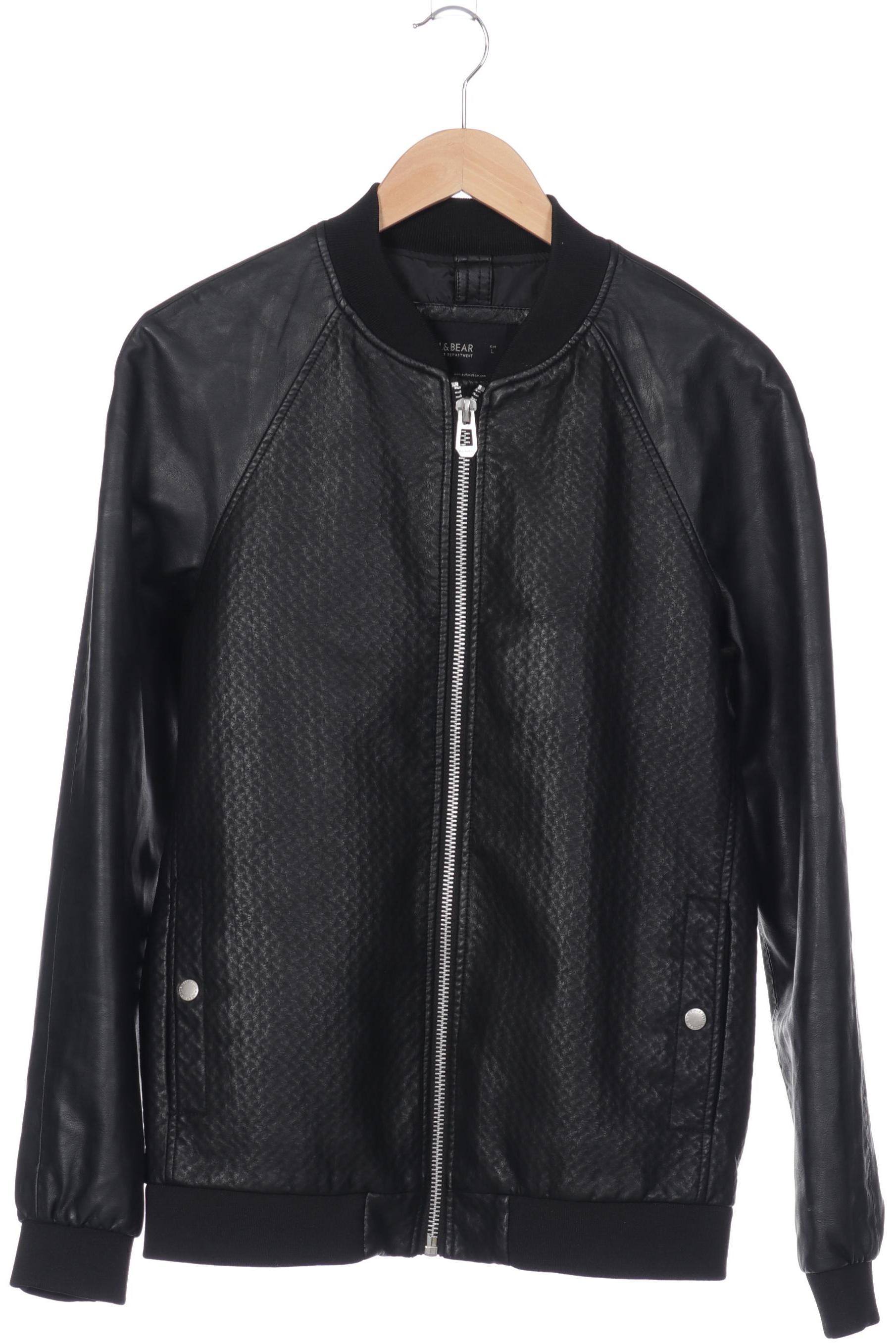 Thumbnail - Pull &amp; Bear Herren Jacke, schwarz, Gr.