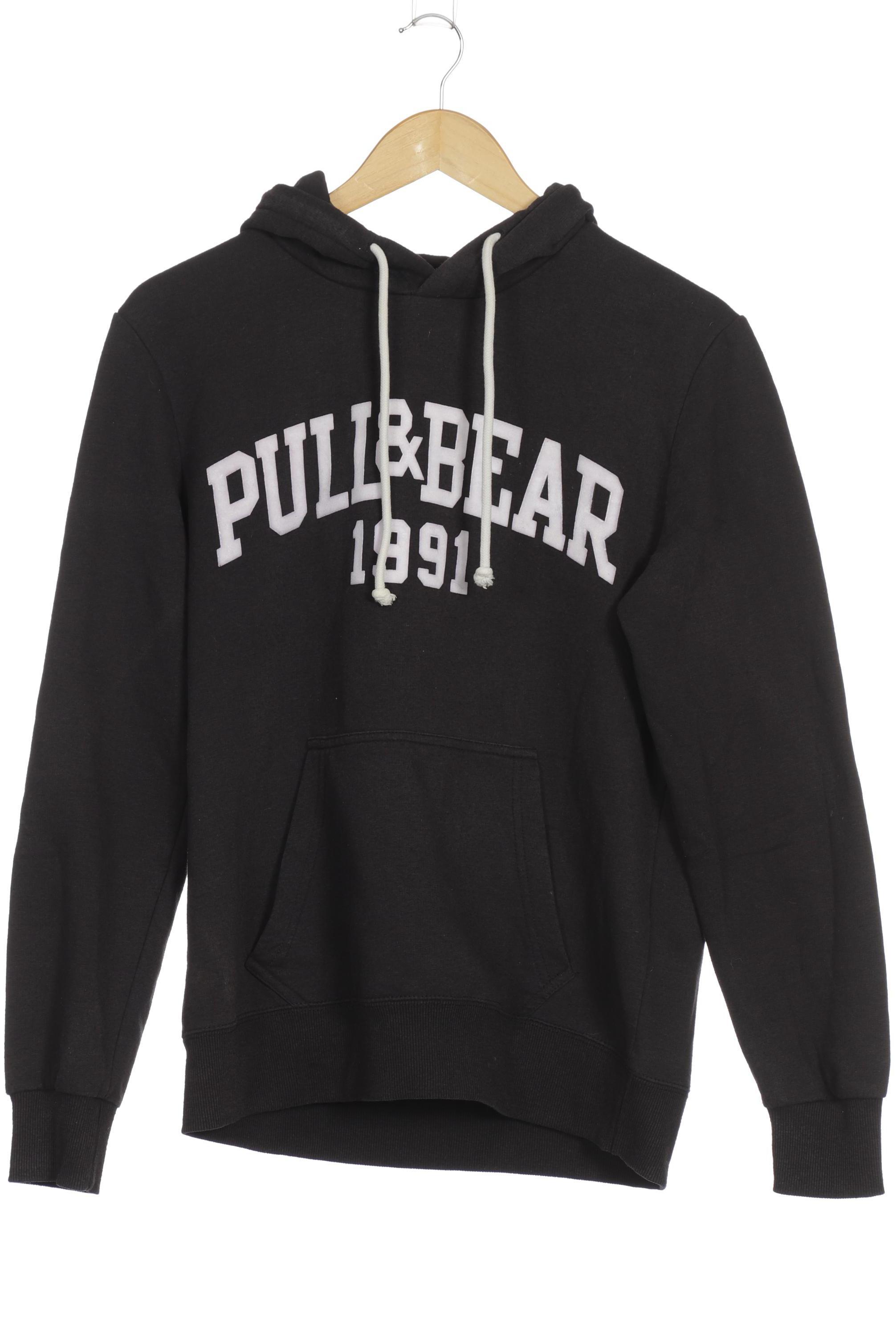 Thumbnail - Pull &amp; Bear Herren Kapuzenpullover, grau, Gr.