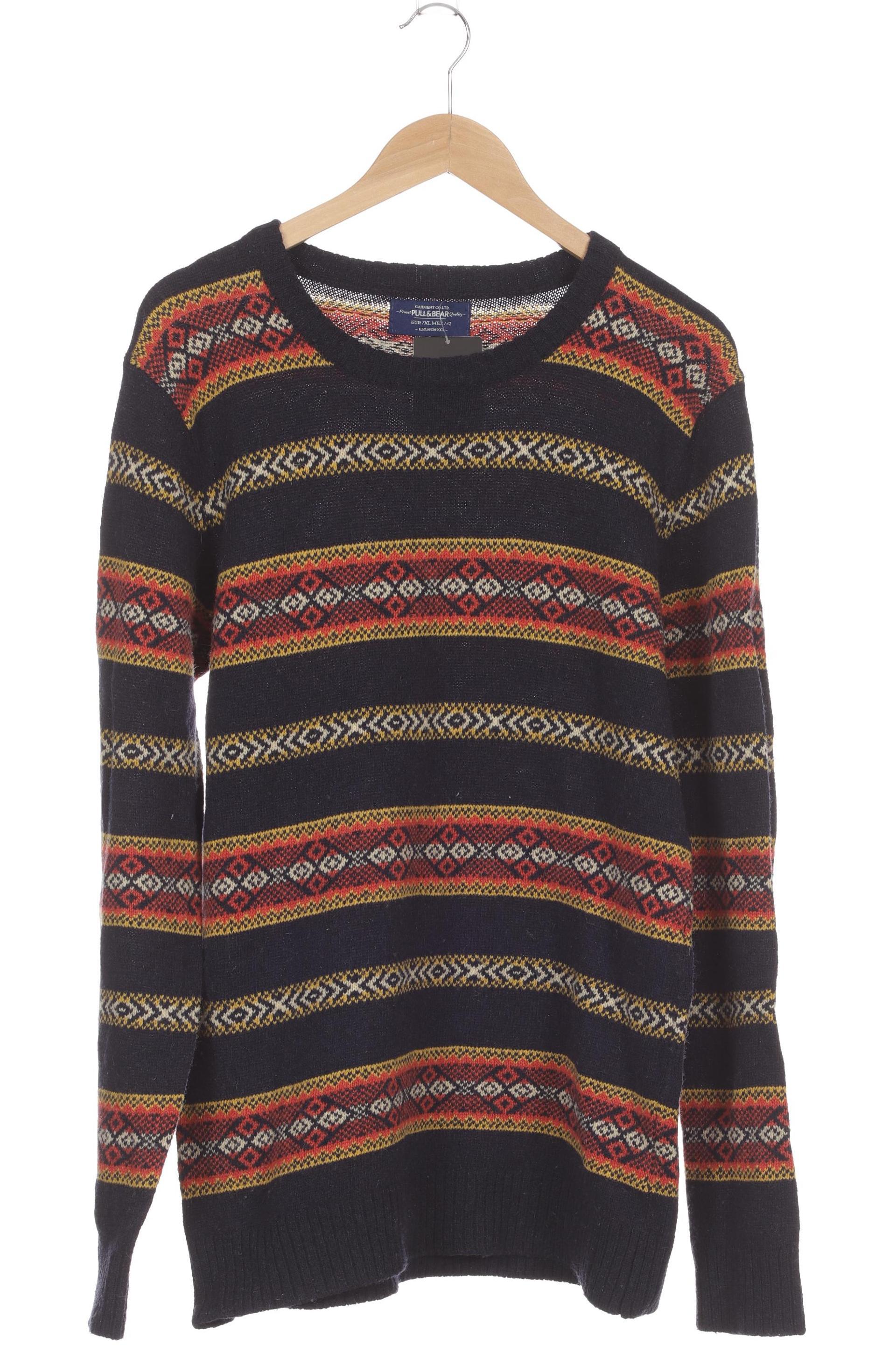

Pull & Bear Herren Pullover, blau, Gr.