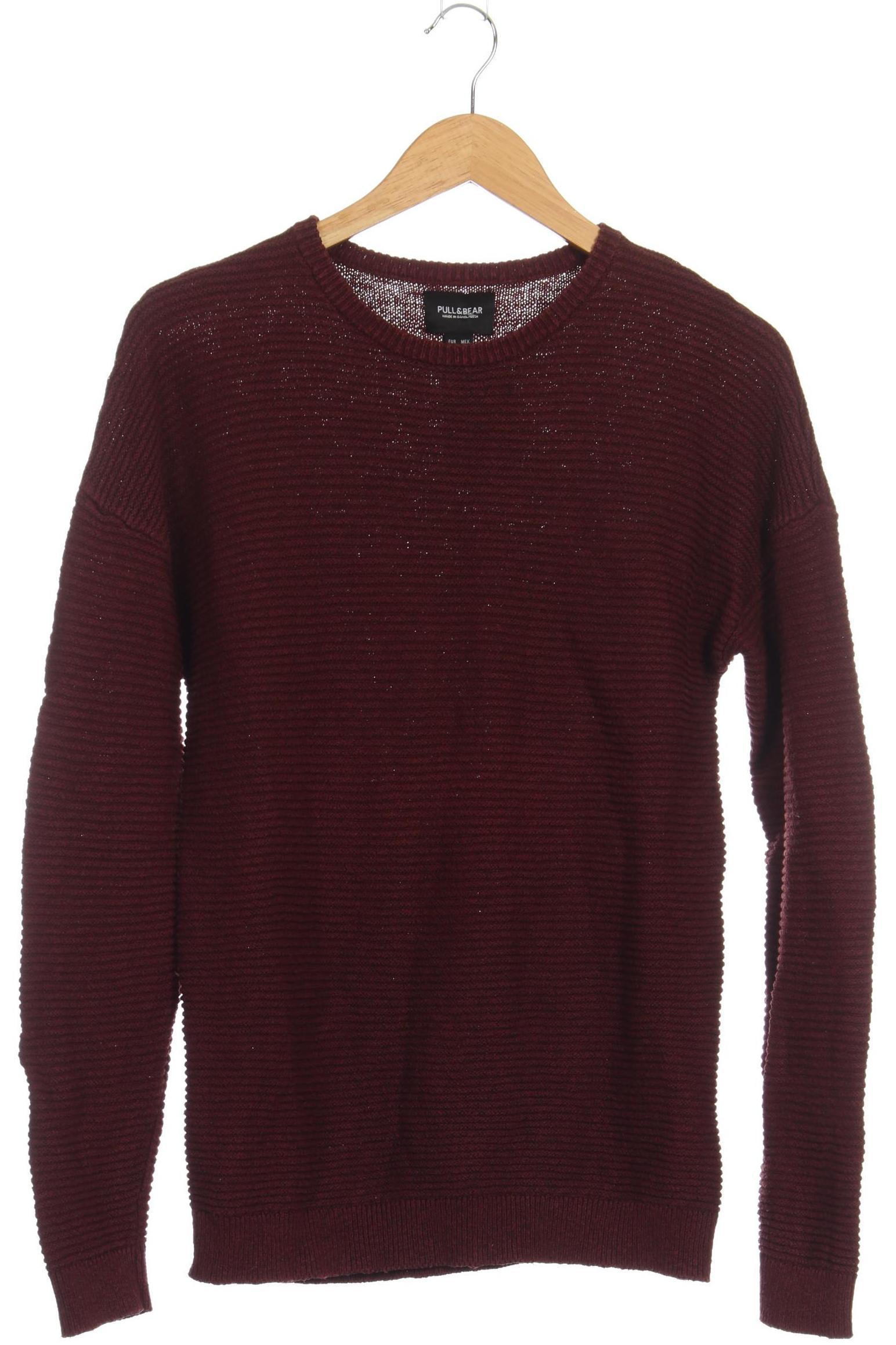 

Pull & Bear Herren Pullover, rot, Gr.