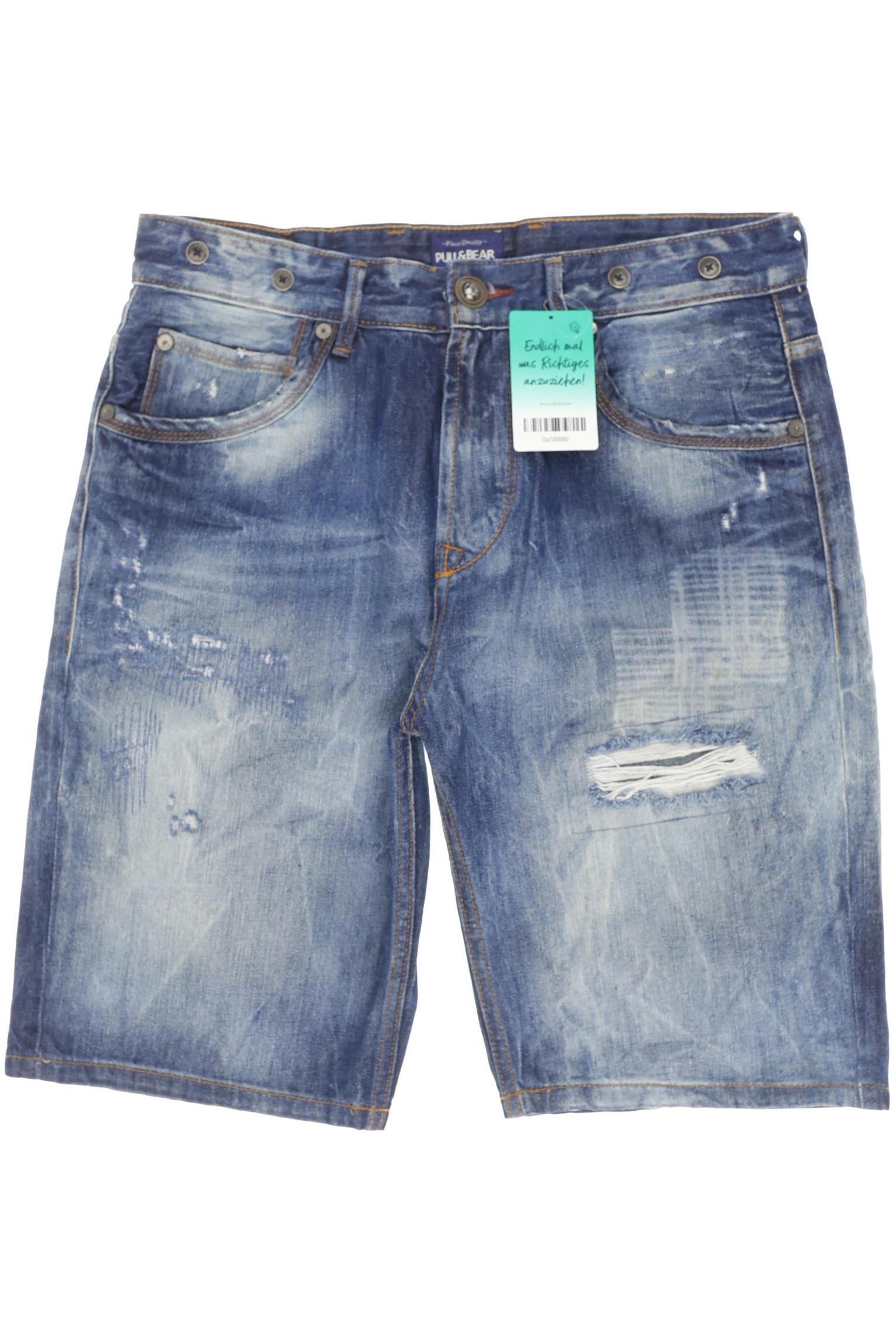 

Pull & Bear Herren Shorts, blau, Gr. 40