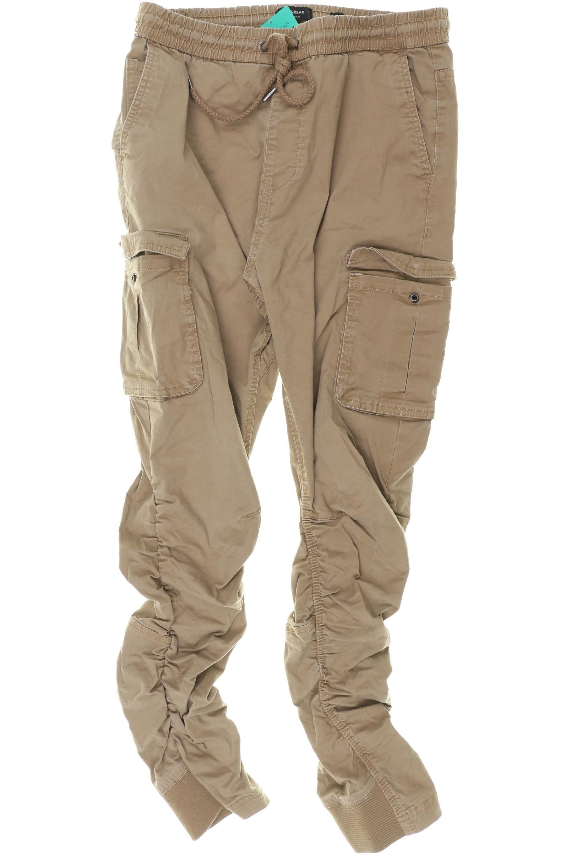 

Pull & Bear Herren Stoffhose, braun, Gr.