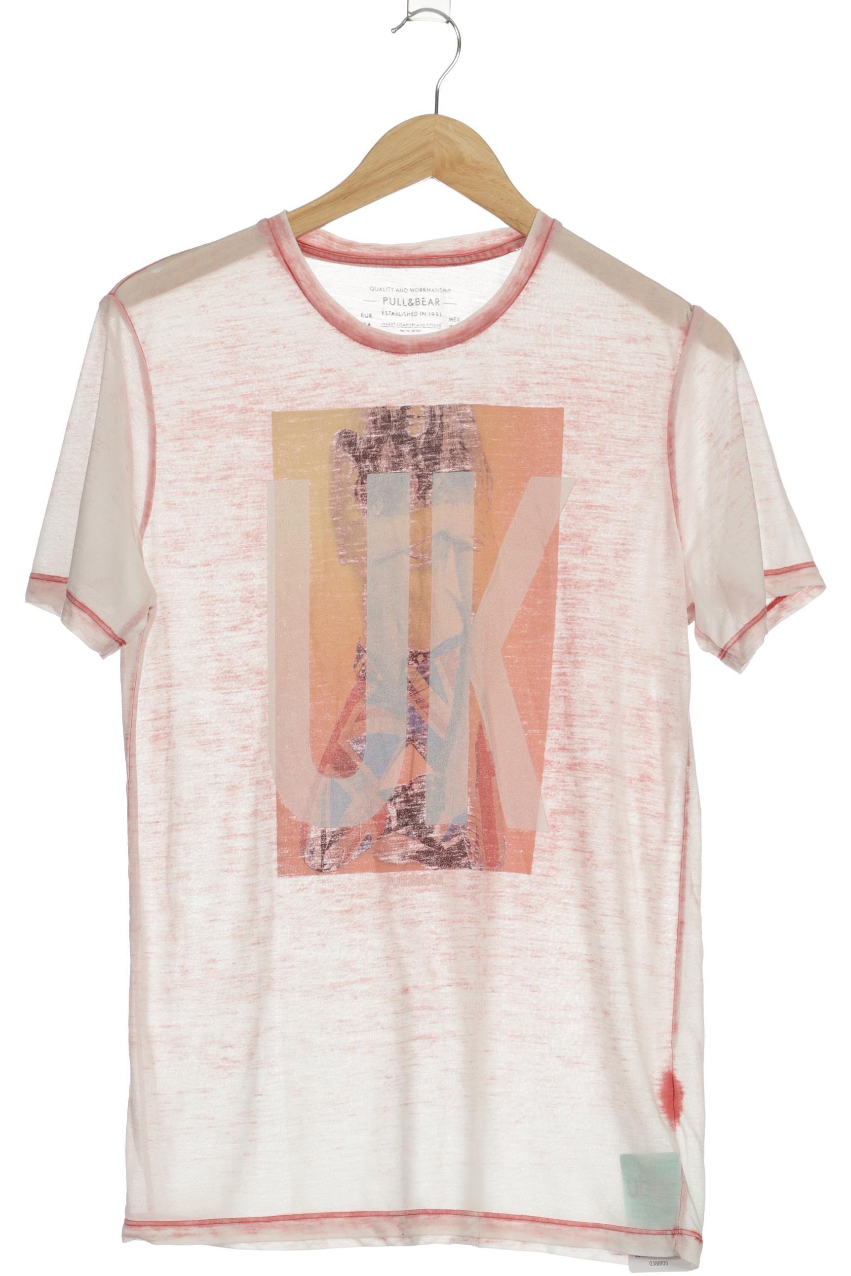 Thumbnail - Pull &amp; Bear Herren T-Shirt, pink, Gr.