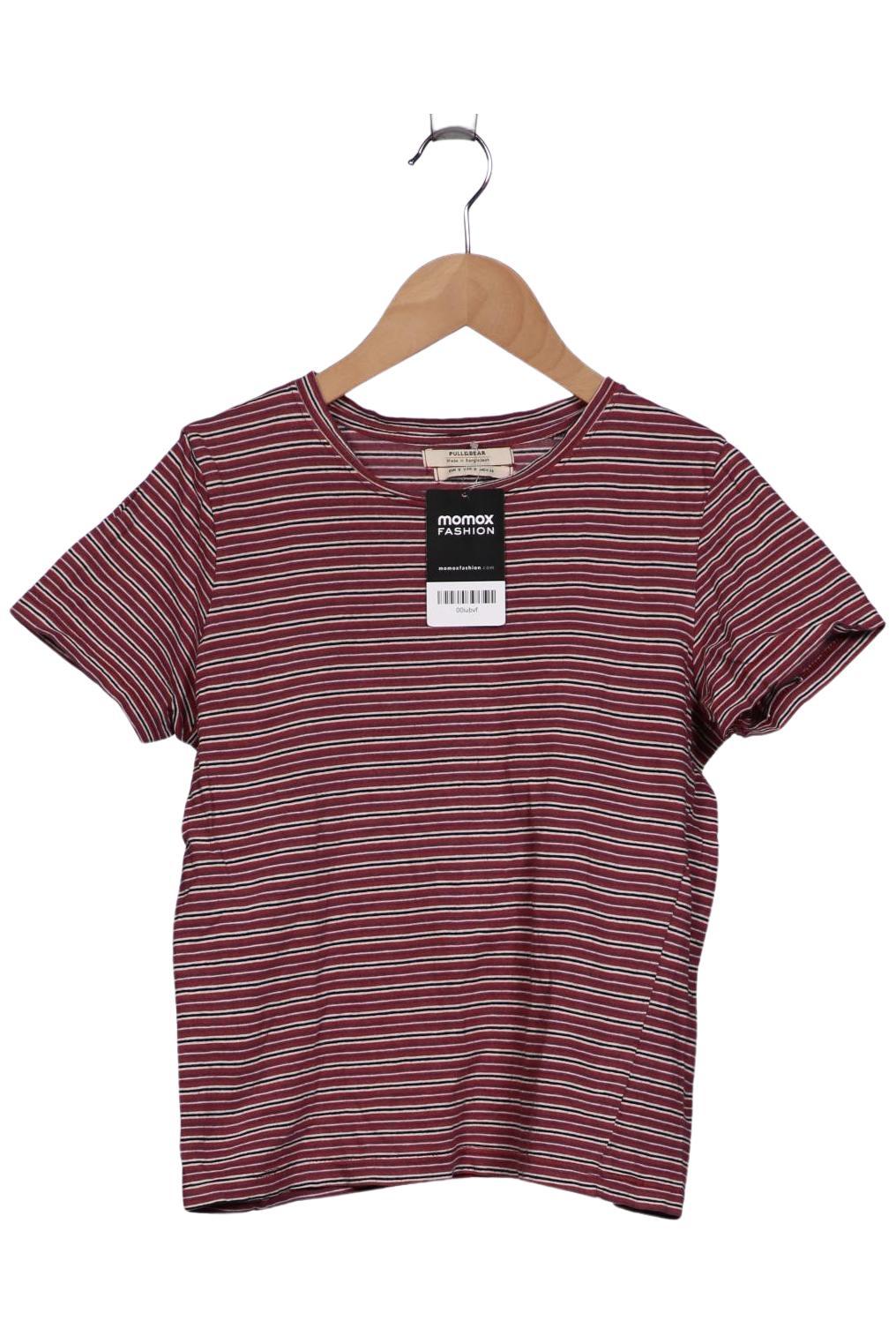 

Pull & Bear Damen T-Shirt, bordeaux, Gr. 36