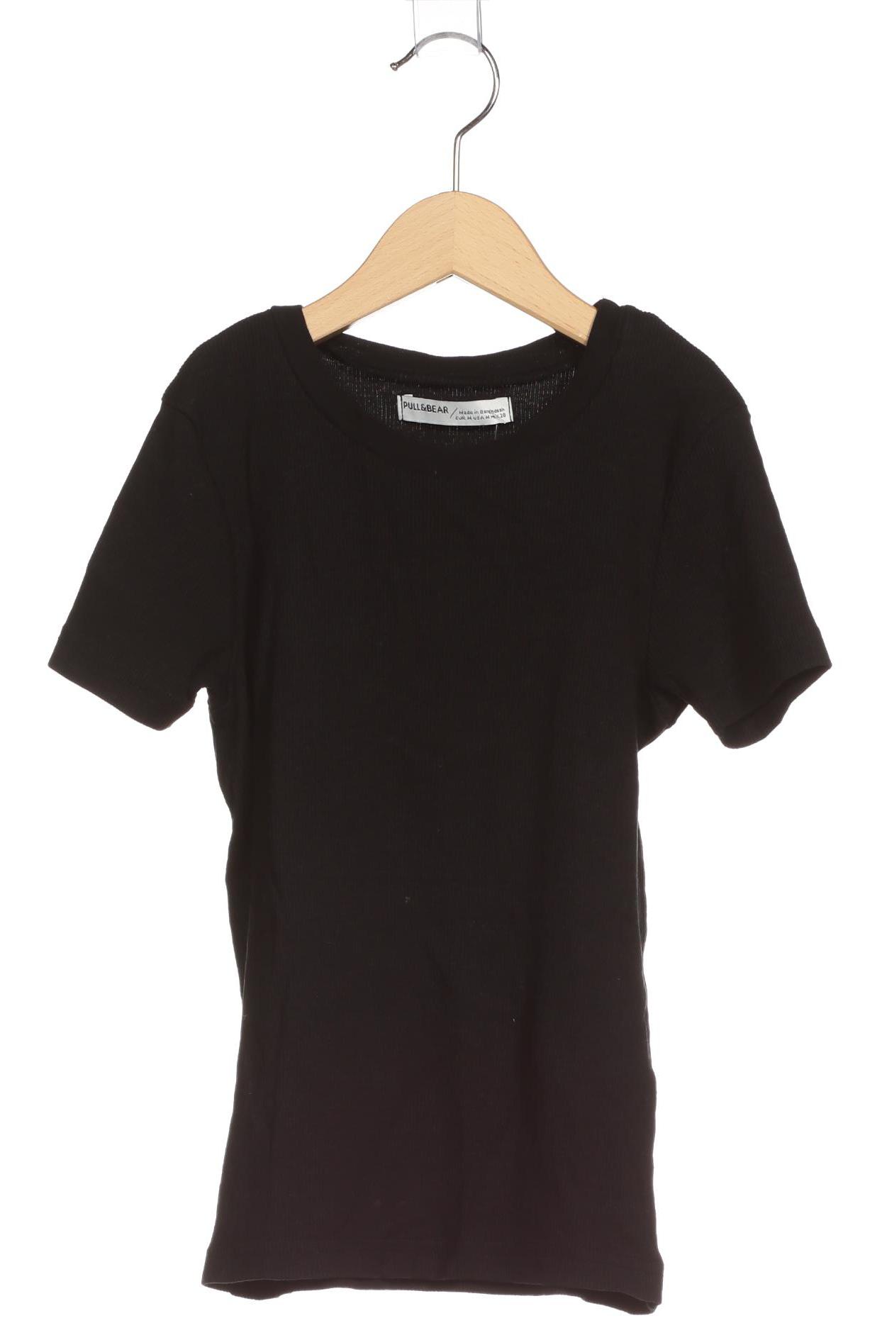 

Pull & Bear Damen T-Shirt, schwarz, Gr. 38