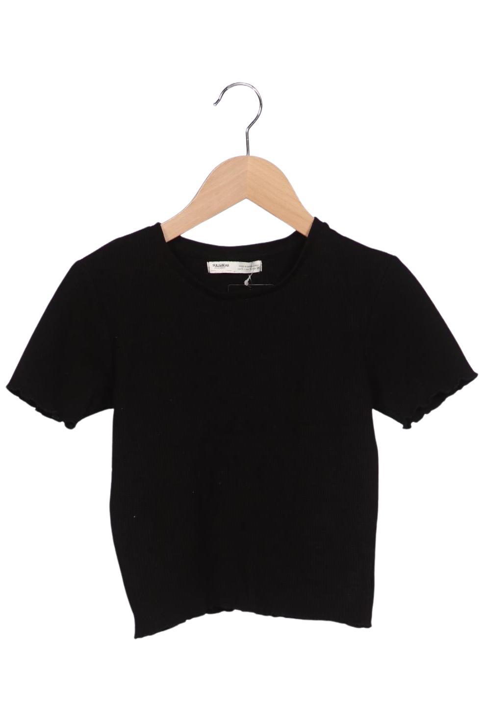 

Pull & Bear Damen T-Shirt, schwarz, Gr. 36