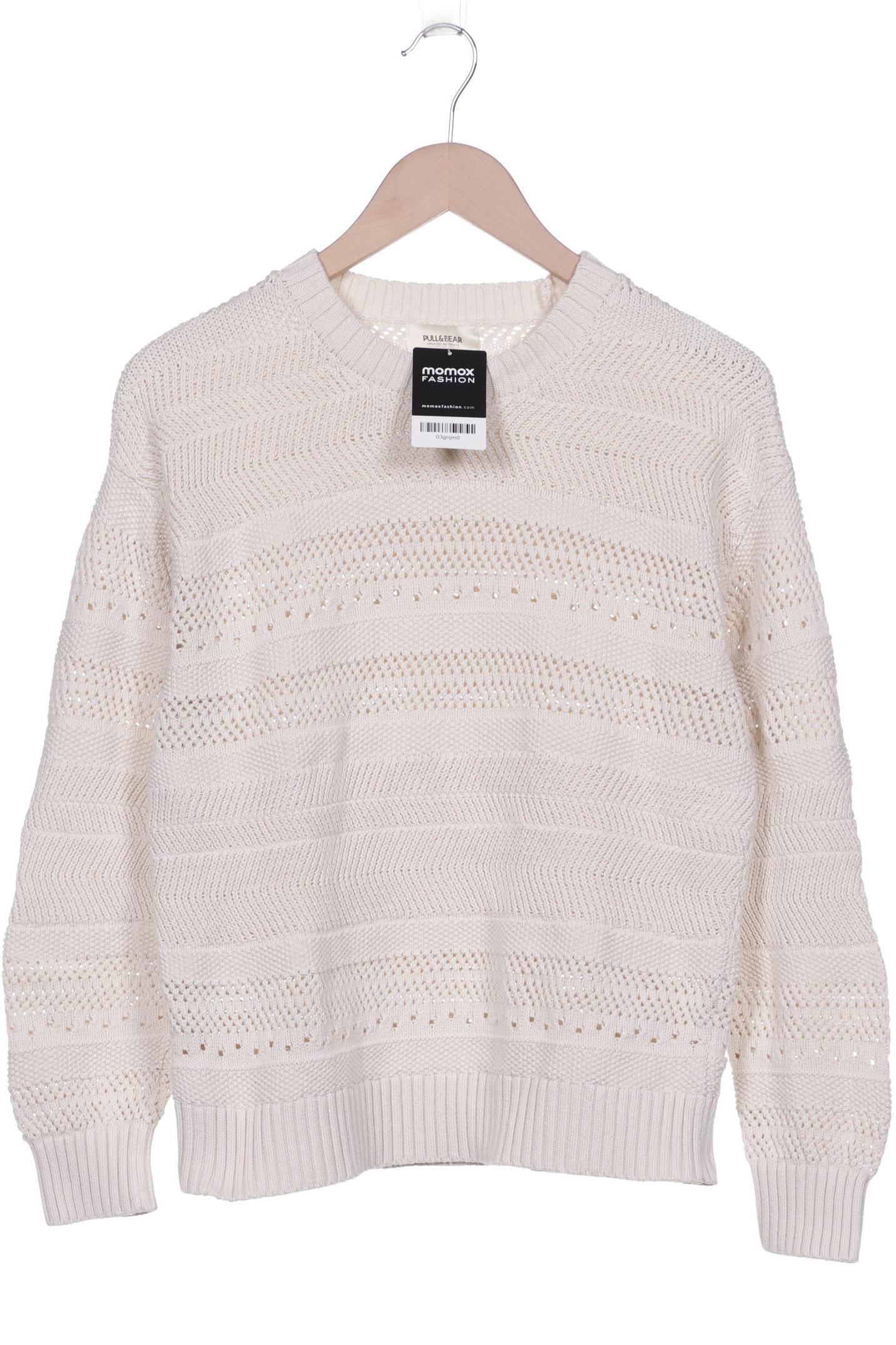 

Pull & Bear Damen Pullover, cremeweiß, Gr. 36