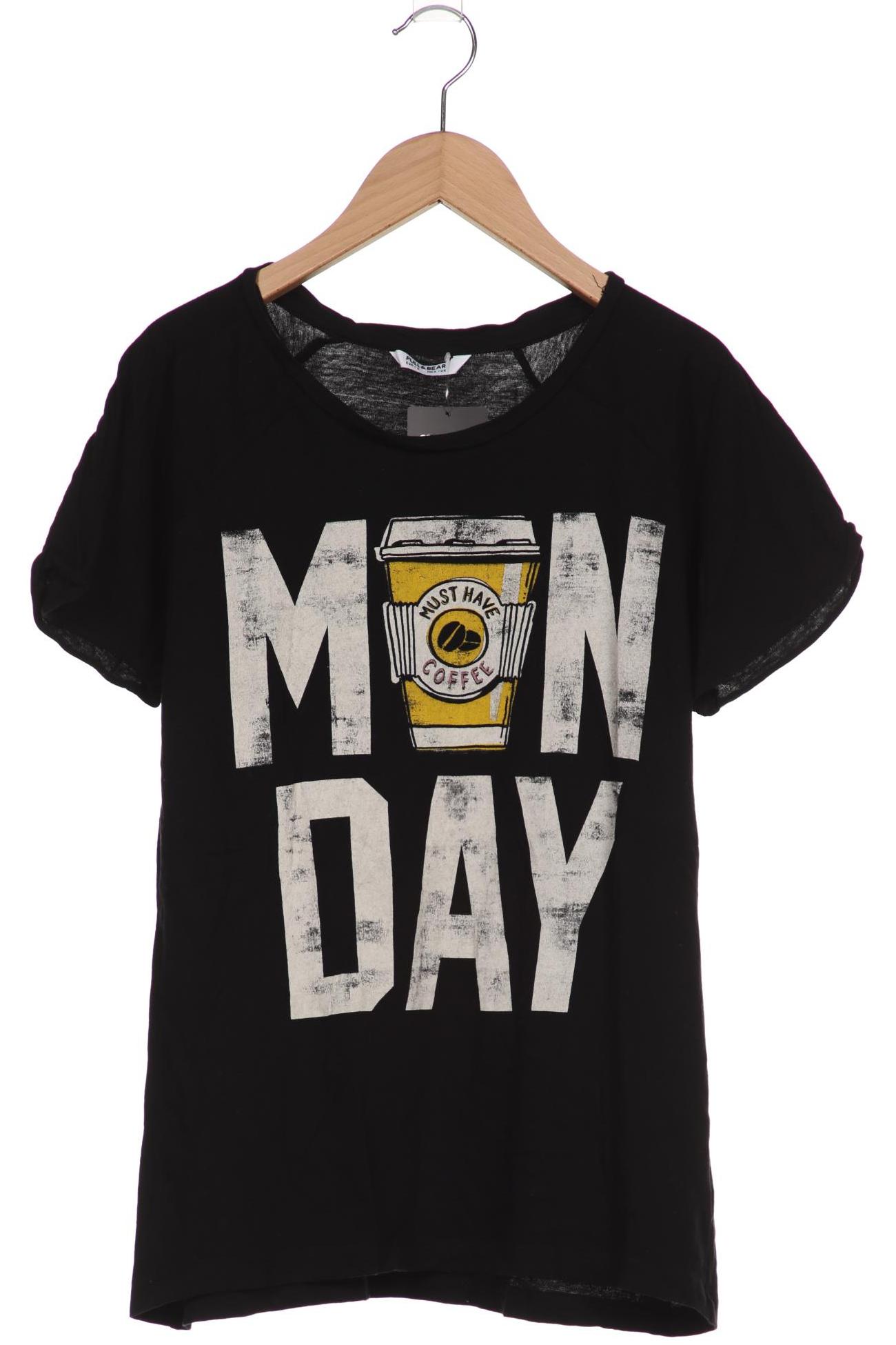 

Pull & Bear Damen T-Shirt, schwarz