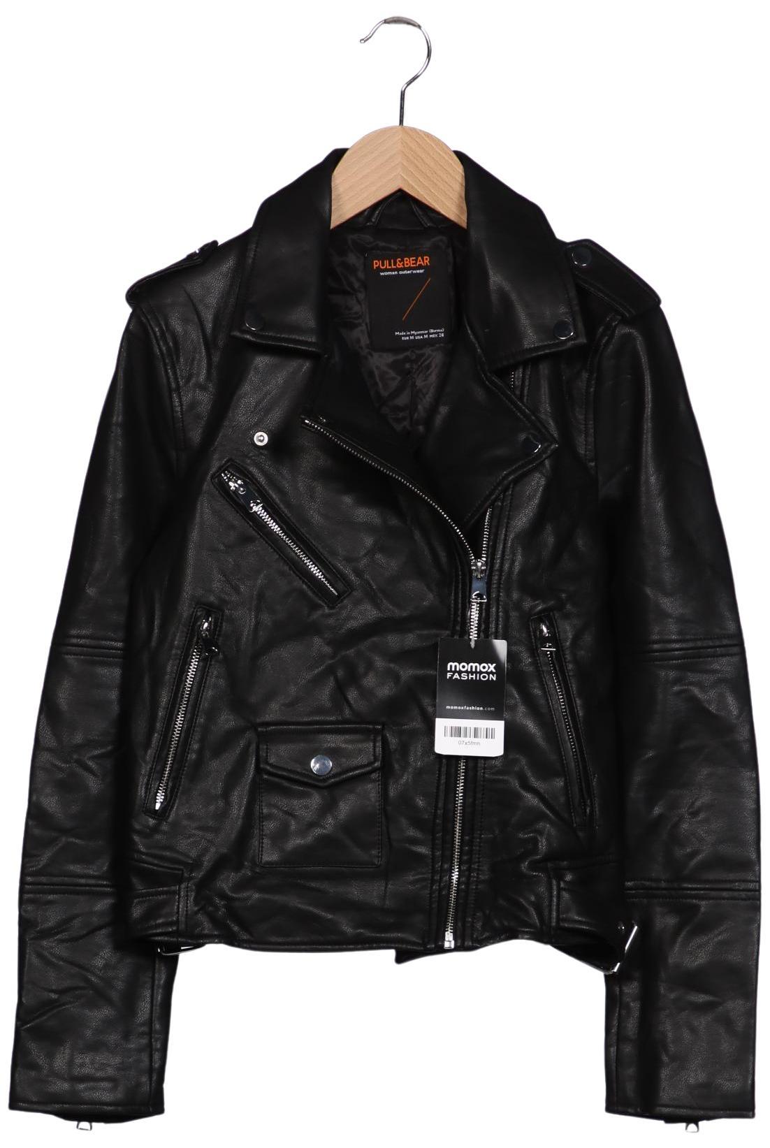 

Pull & Bear Damen Jacke, schwarz, Gr. 38