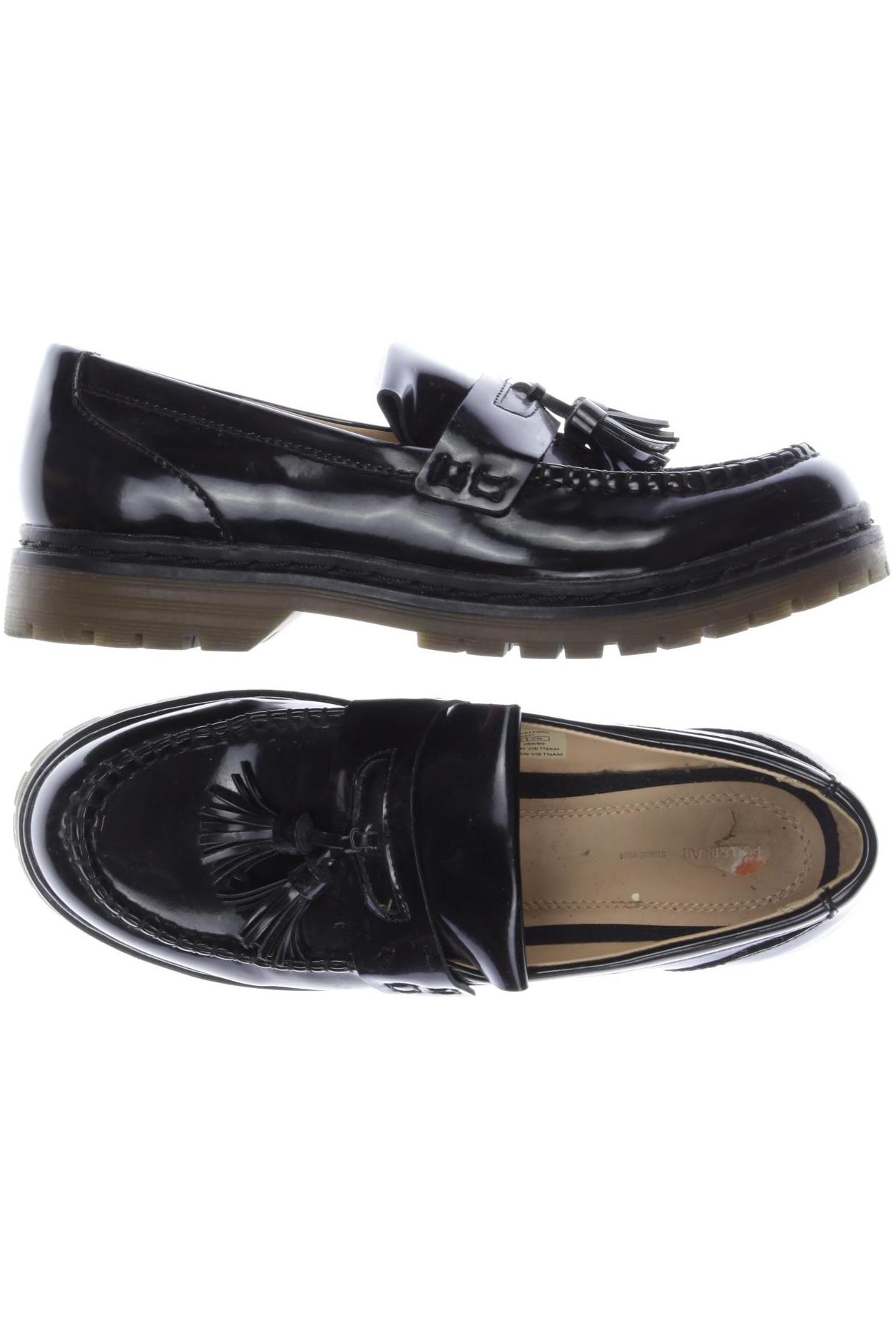 

Pull & Bear Damen Halbschuh, schwarz, Gr. 41