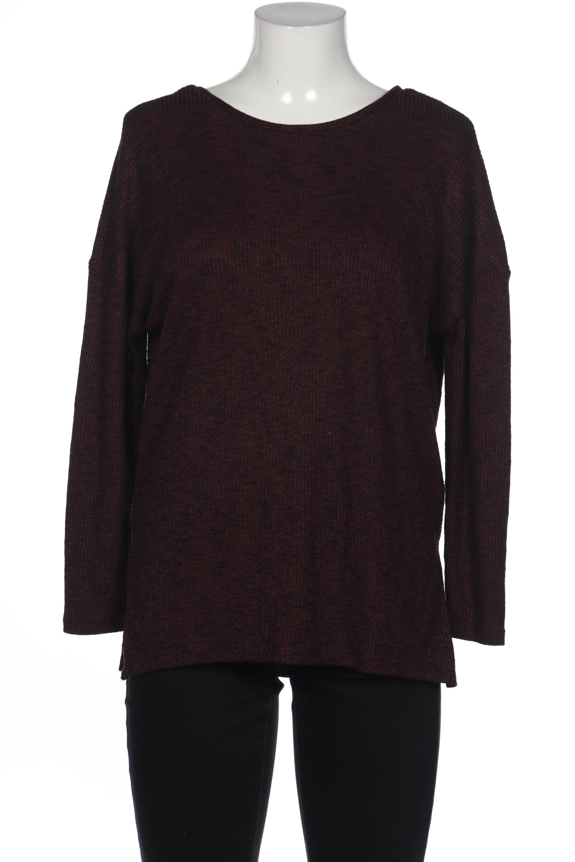 

Pull & Bear Damen Langarmshirt, bordeaux, Gr. 42