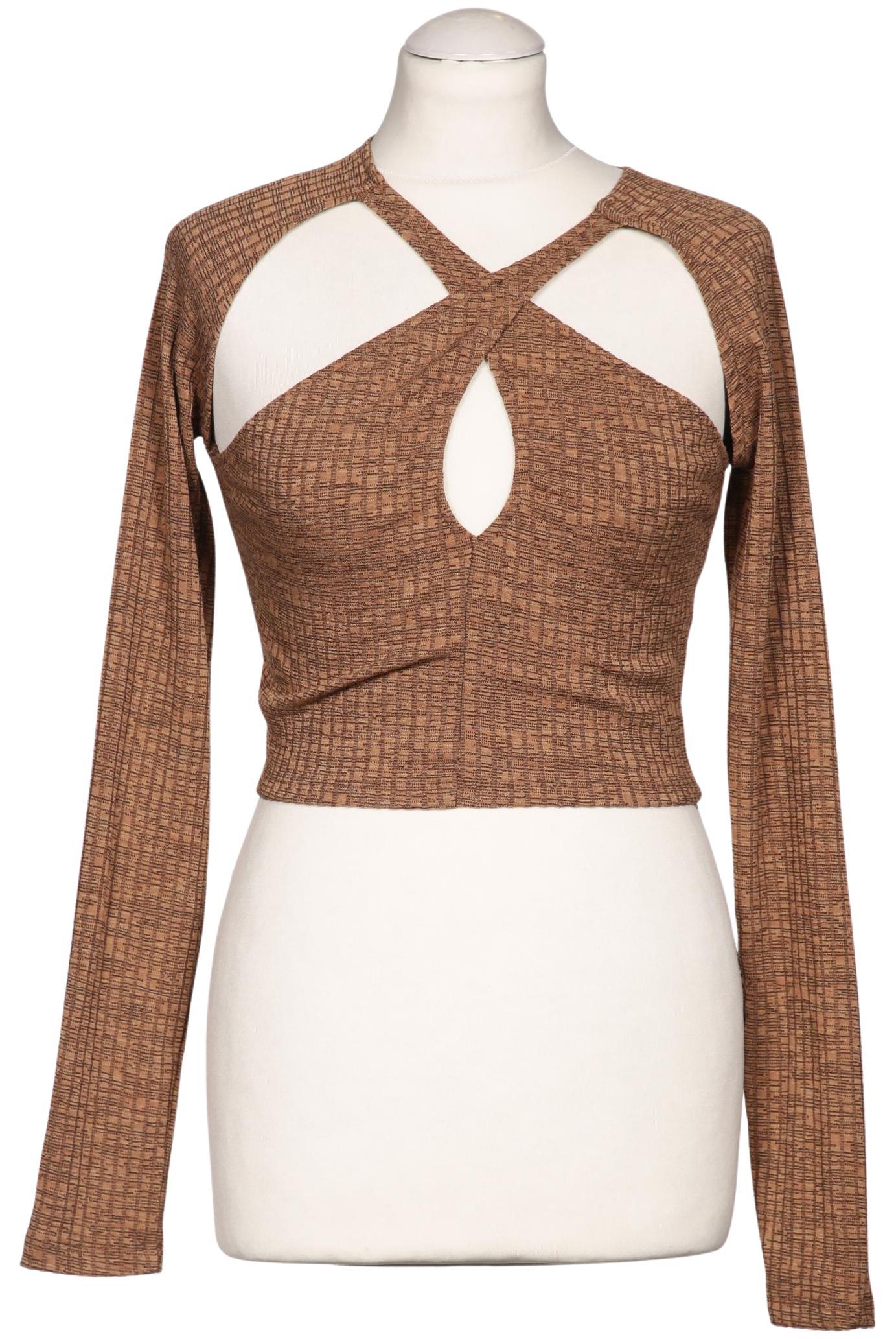 

Pull & Bear Damen Langarmshirt, braun, Gr. 38