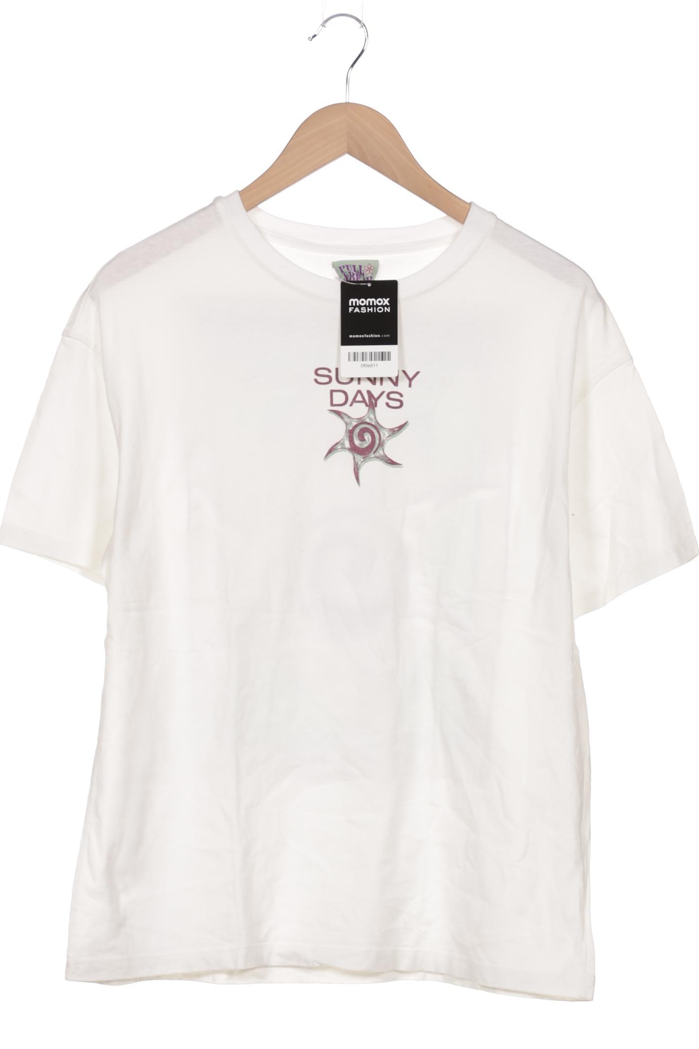 

Pull & Bear Damen T-Shirt, weiß, Gr. 38