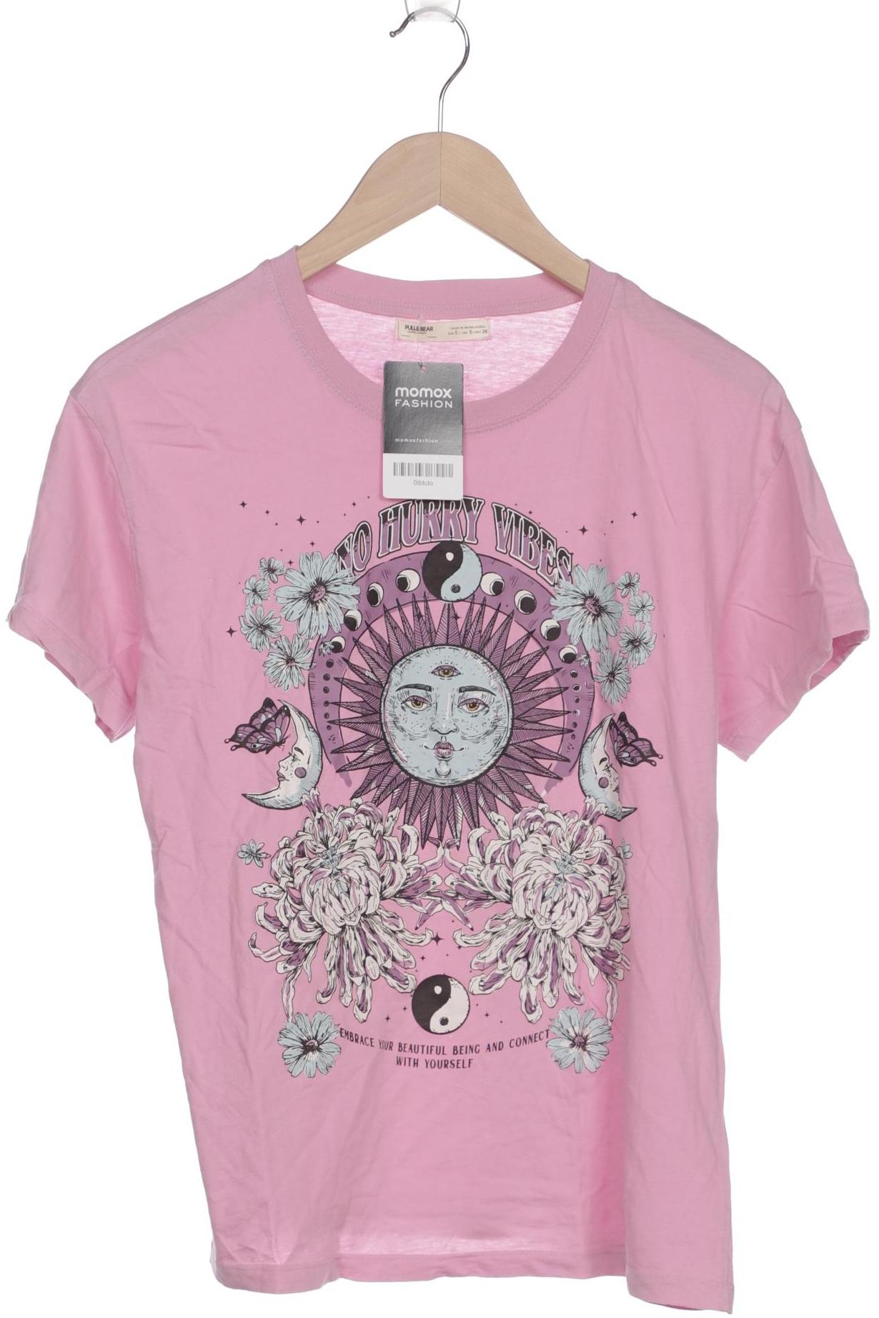 

Pull & Bear Damen T-Shirt, pink, Gr. 36