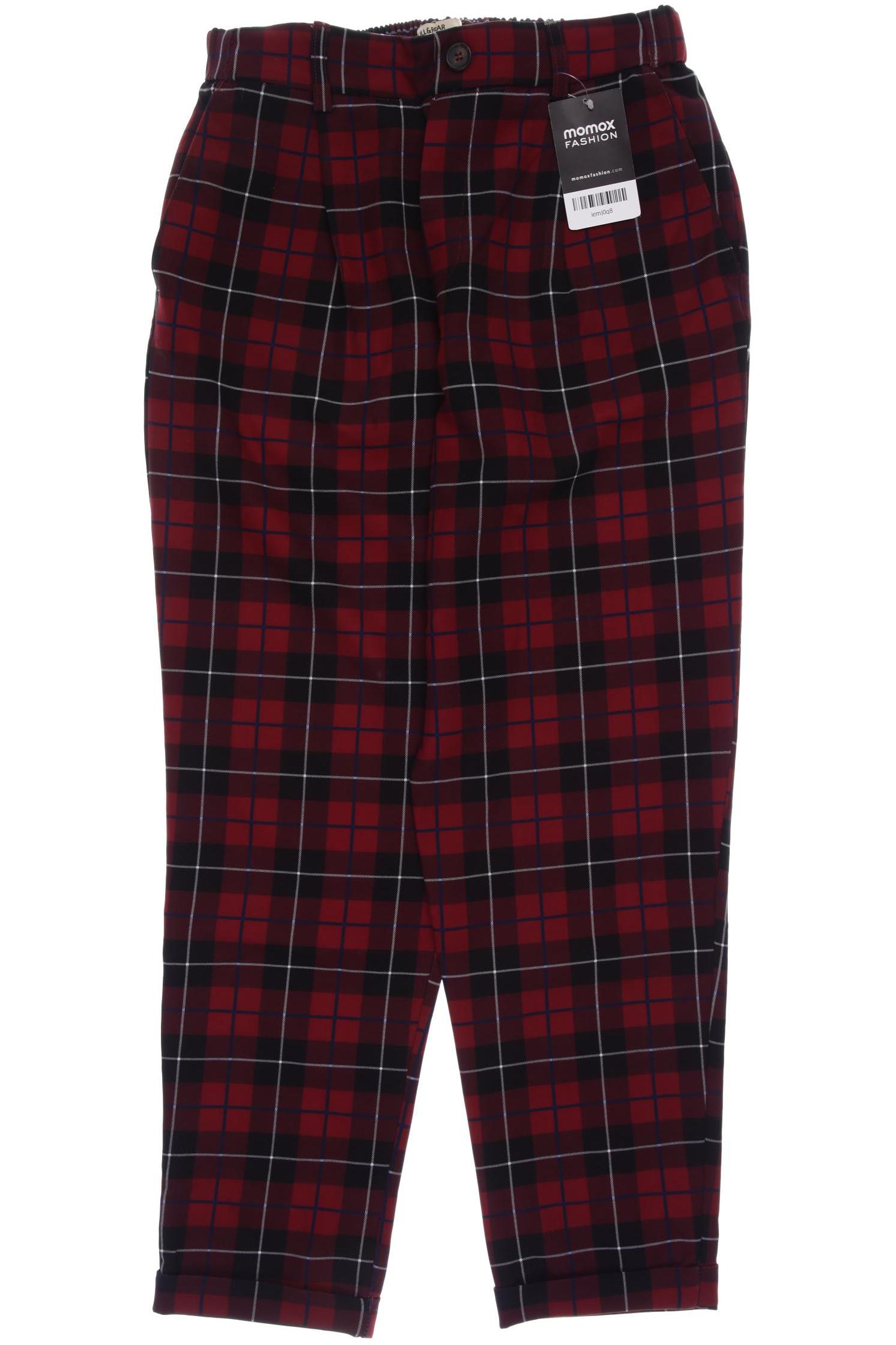 

Pull & Bear Damen Stoffhose, rot, Gr. 38