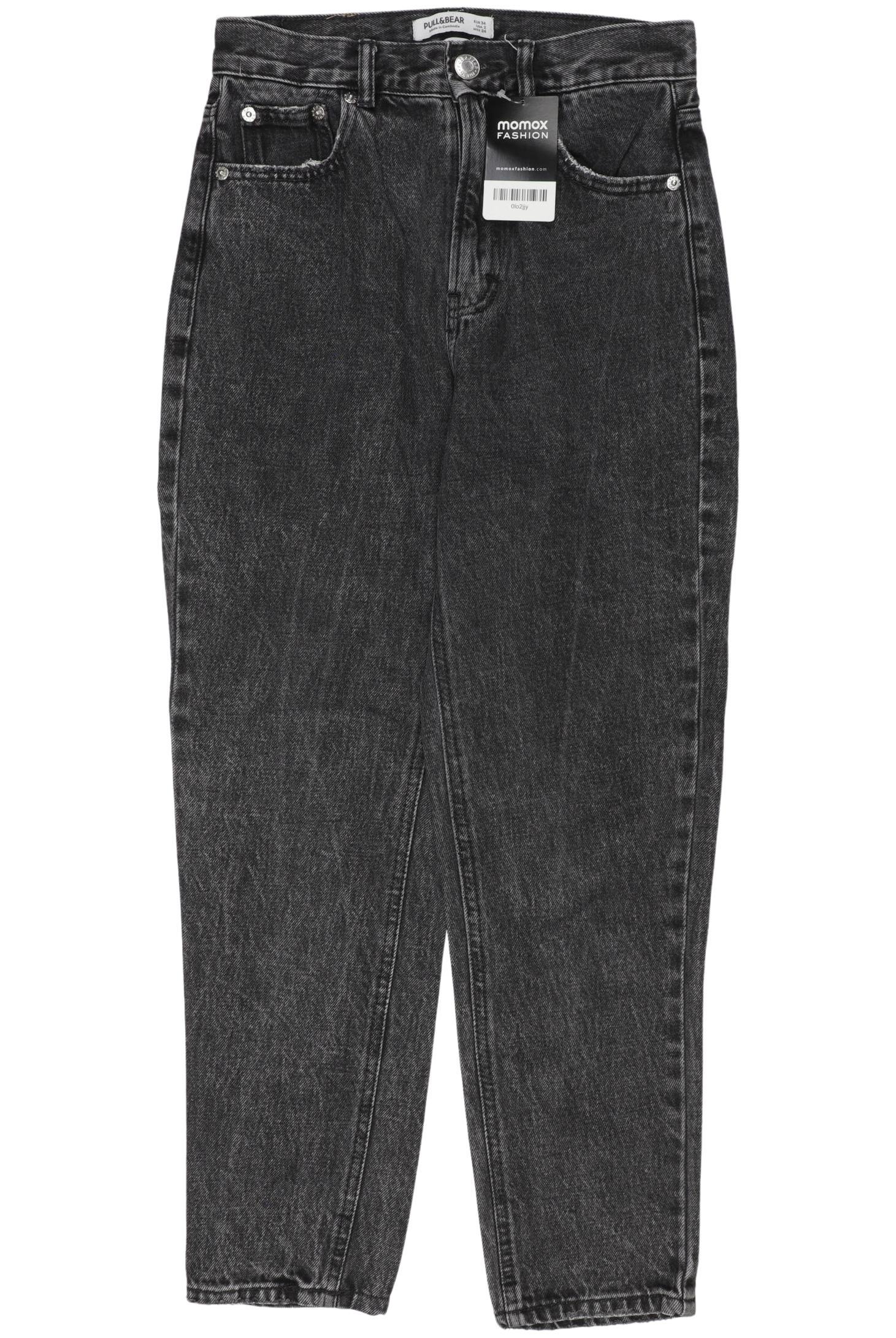 

Pull & Bear Damen Jeans, grau, Gr. 34