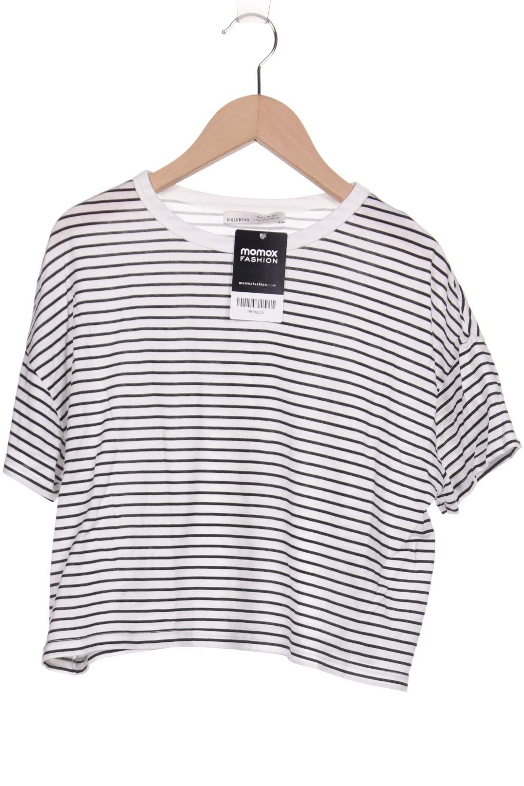 

Pull & Bear Damen T-Shirt, weiß, Gr. 38