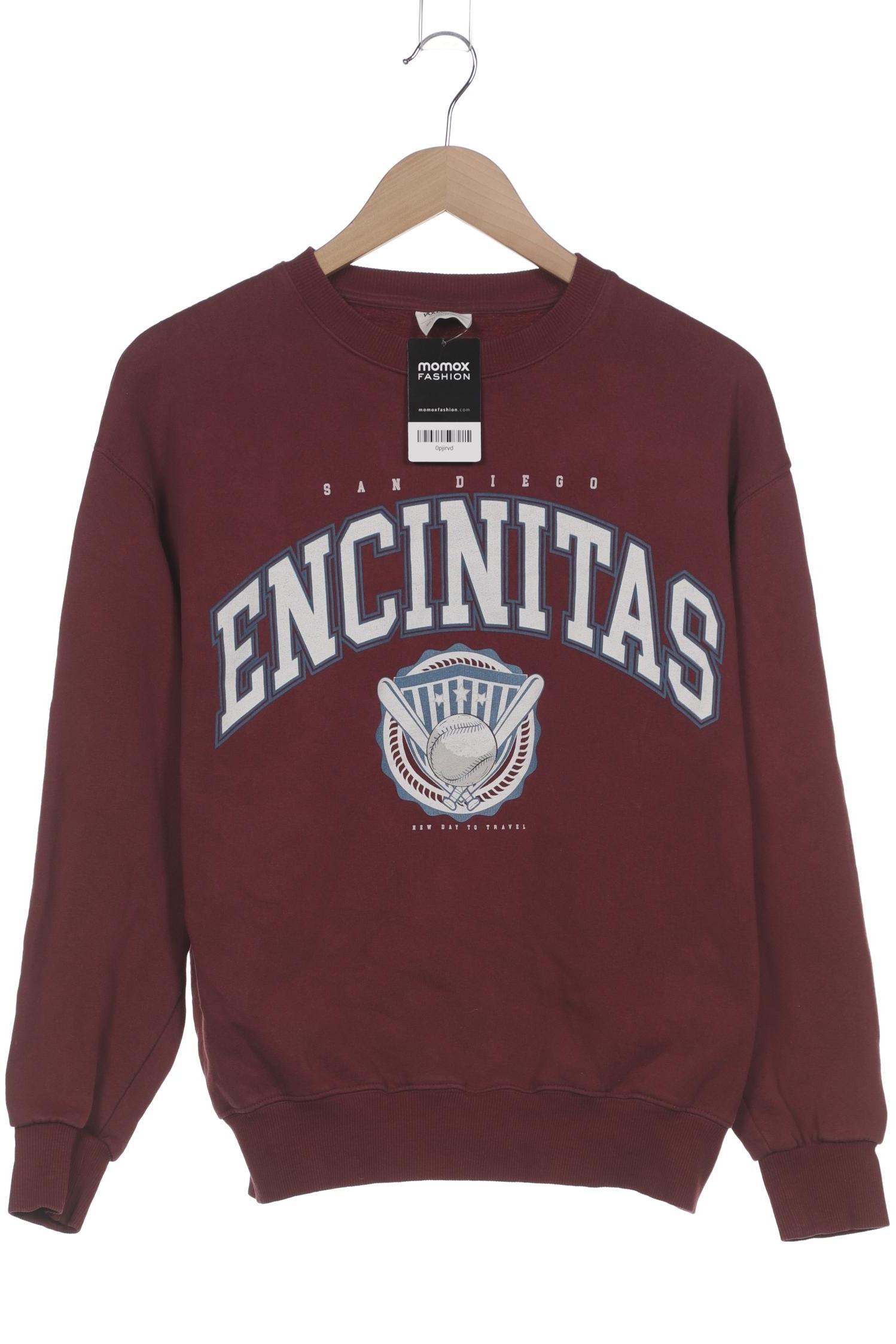 

Pull & Bear Damen Sweatshirt, bordeaux, Gr. 38