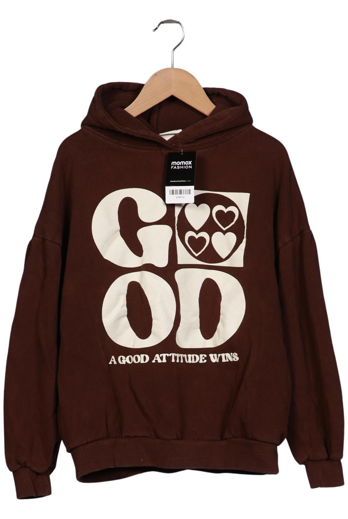 

Pull & Bear Damen Kapuzenpullover, braun, Gr. 36