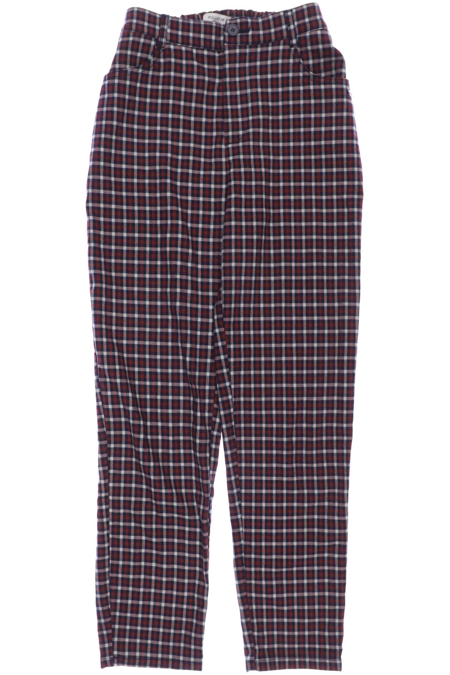 

Pull & Bear Damen Stoffhose, bordeaux, Gr. 0