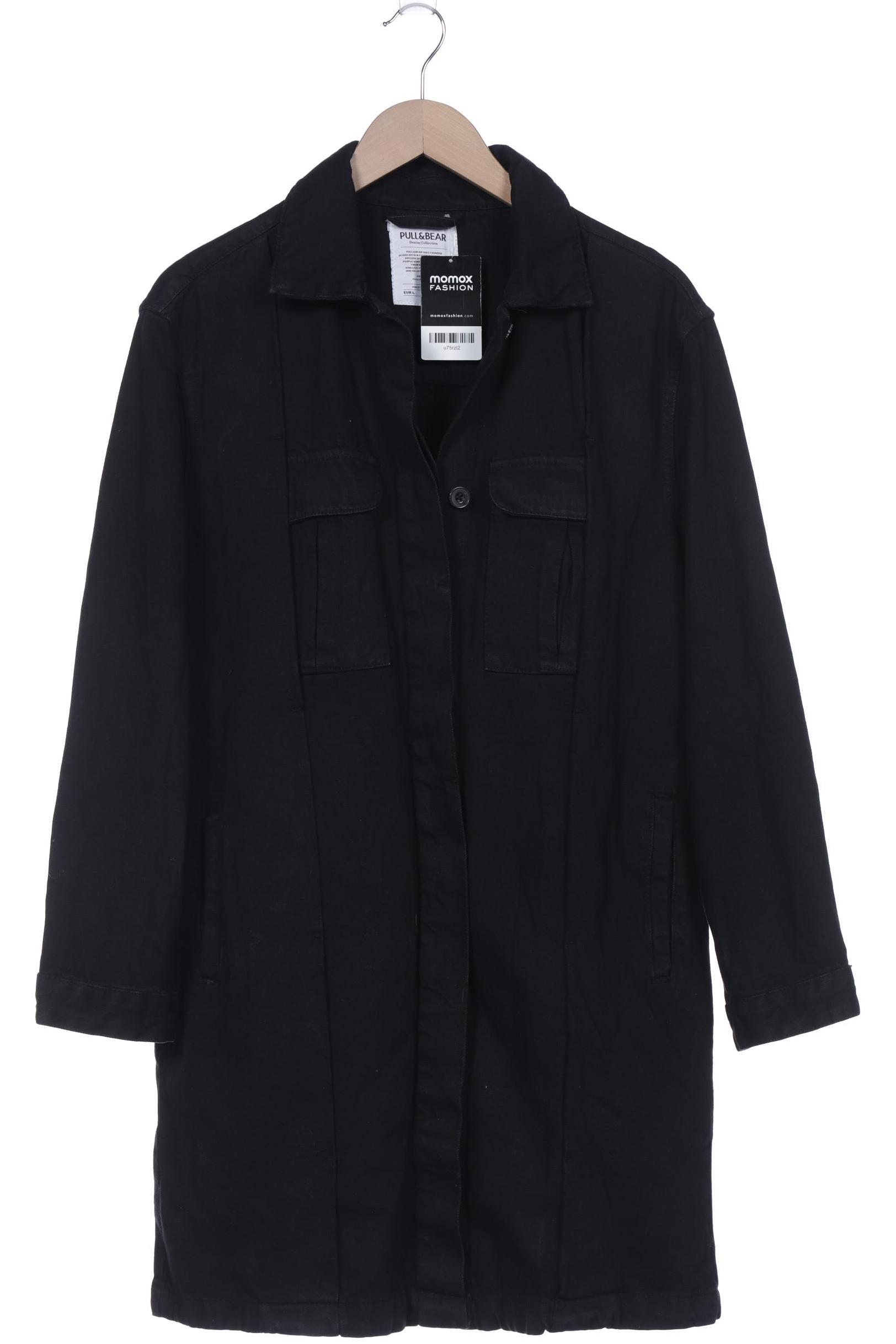 

Pull & Bear Damen Mantel, schwarz, Gr. 42