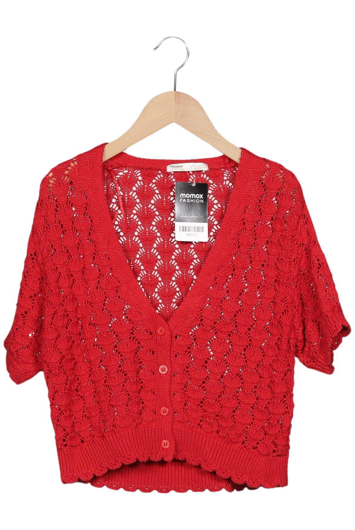 

Pull & Bear Damen Strickjacke, rot, Gr. 36