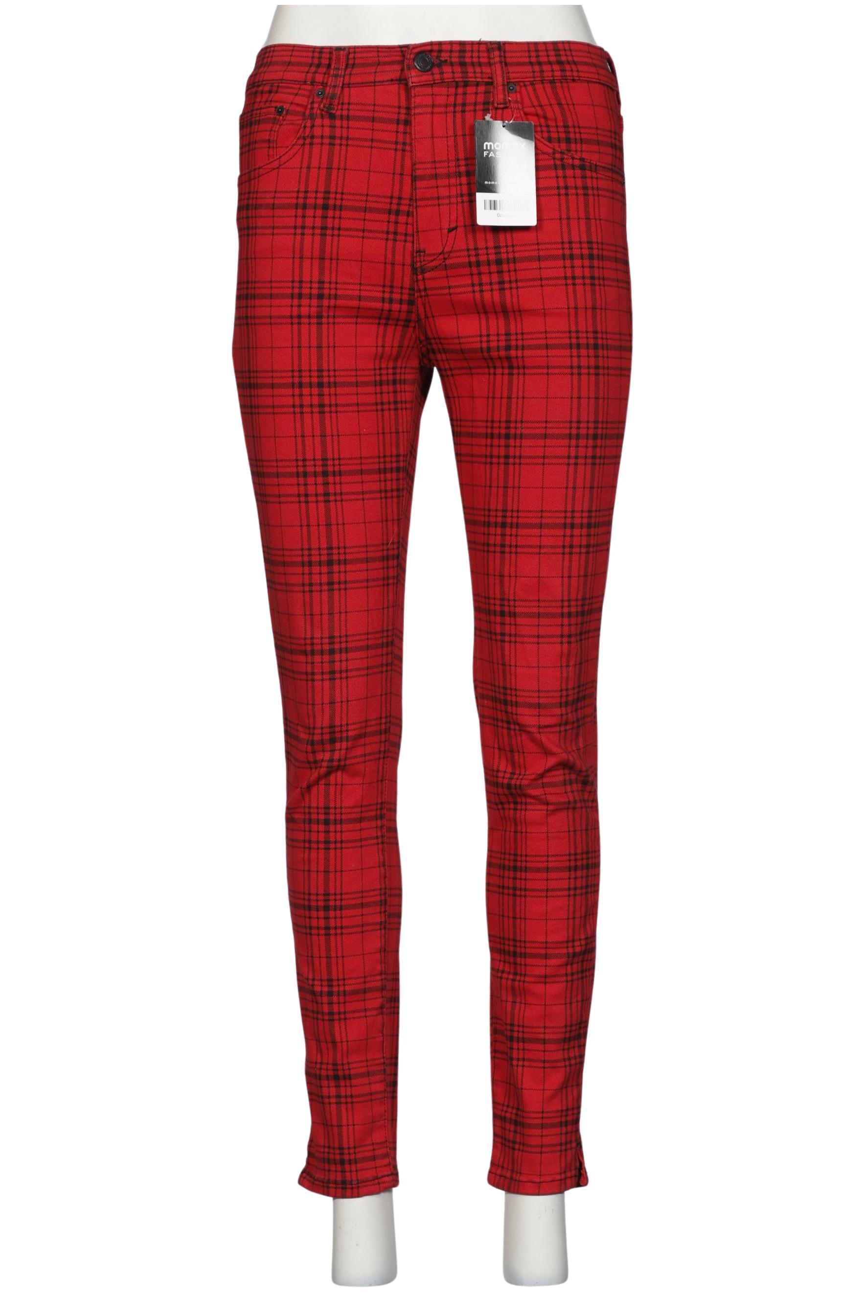 

Pull & Bear Damen Stoffhose, rot, Gr. 38