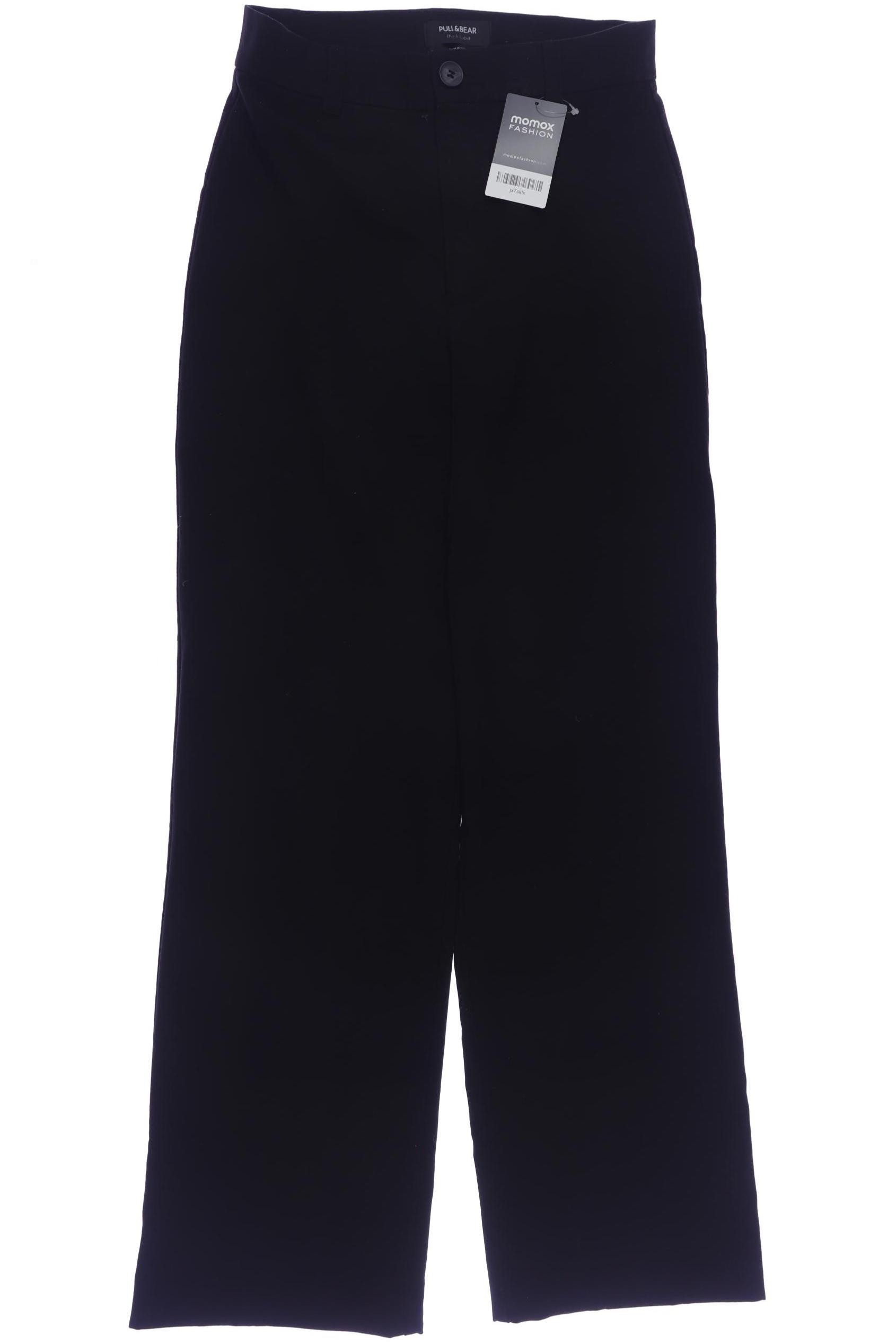 

Pull & Bear Damen Stoffhose, schwarz, Gr. 36