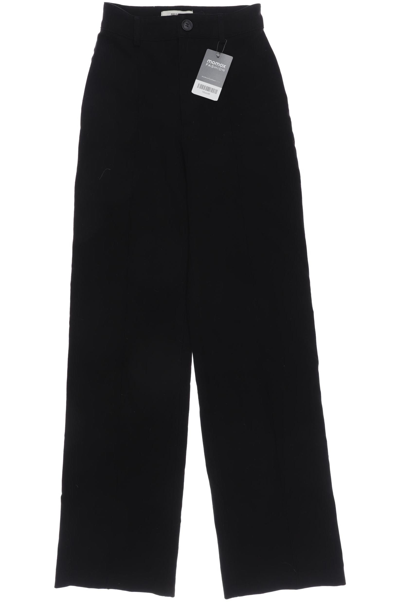 

Pull & Bear Damen Stoffhose, schwarz, Gr. 0
