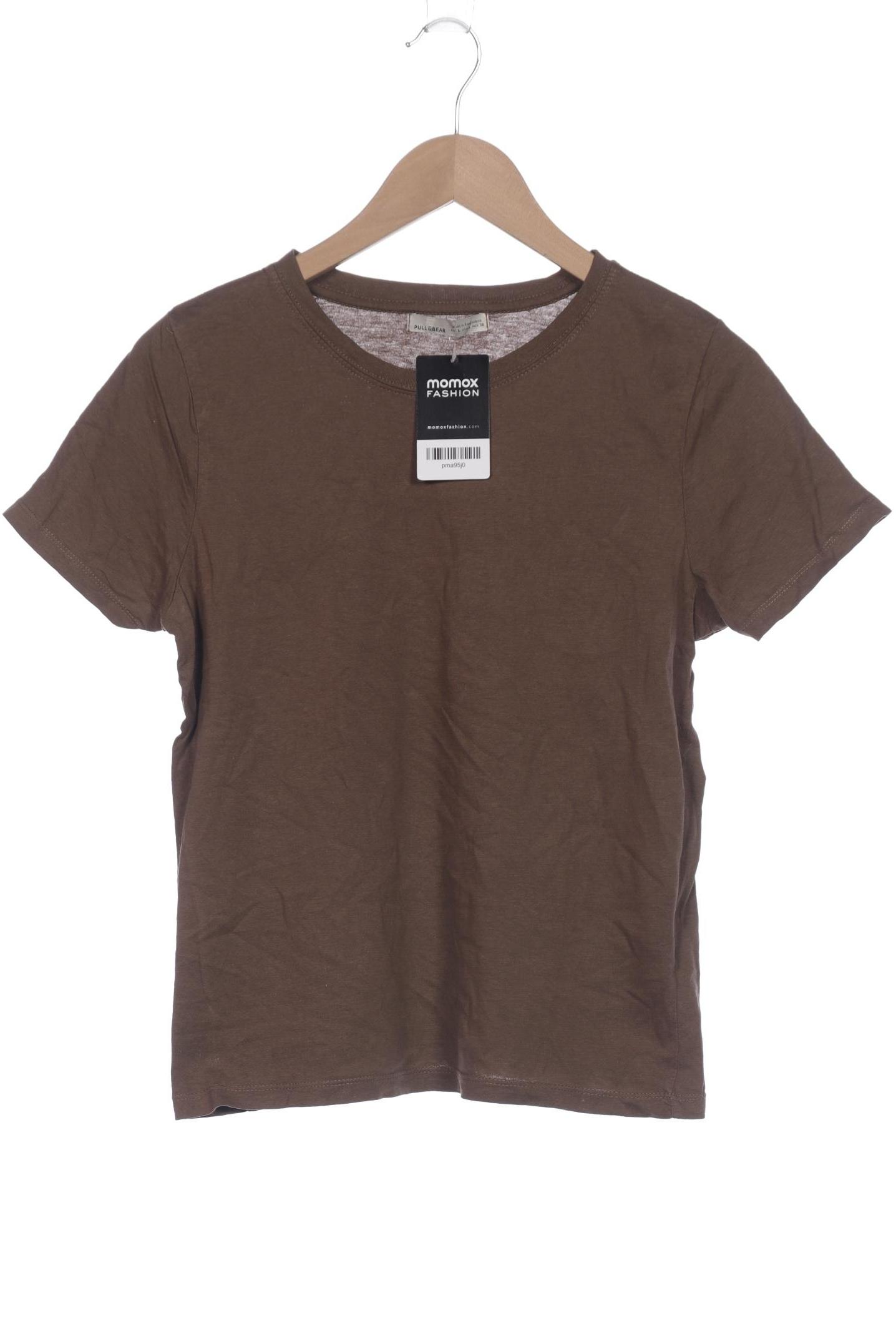 

Pull & Bear Damen T-Shirt, braun, Gr. 42