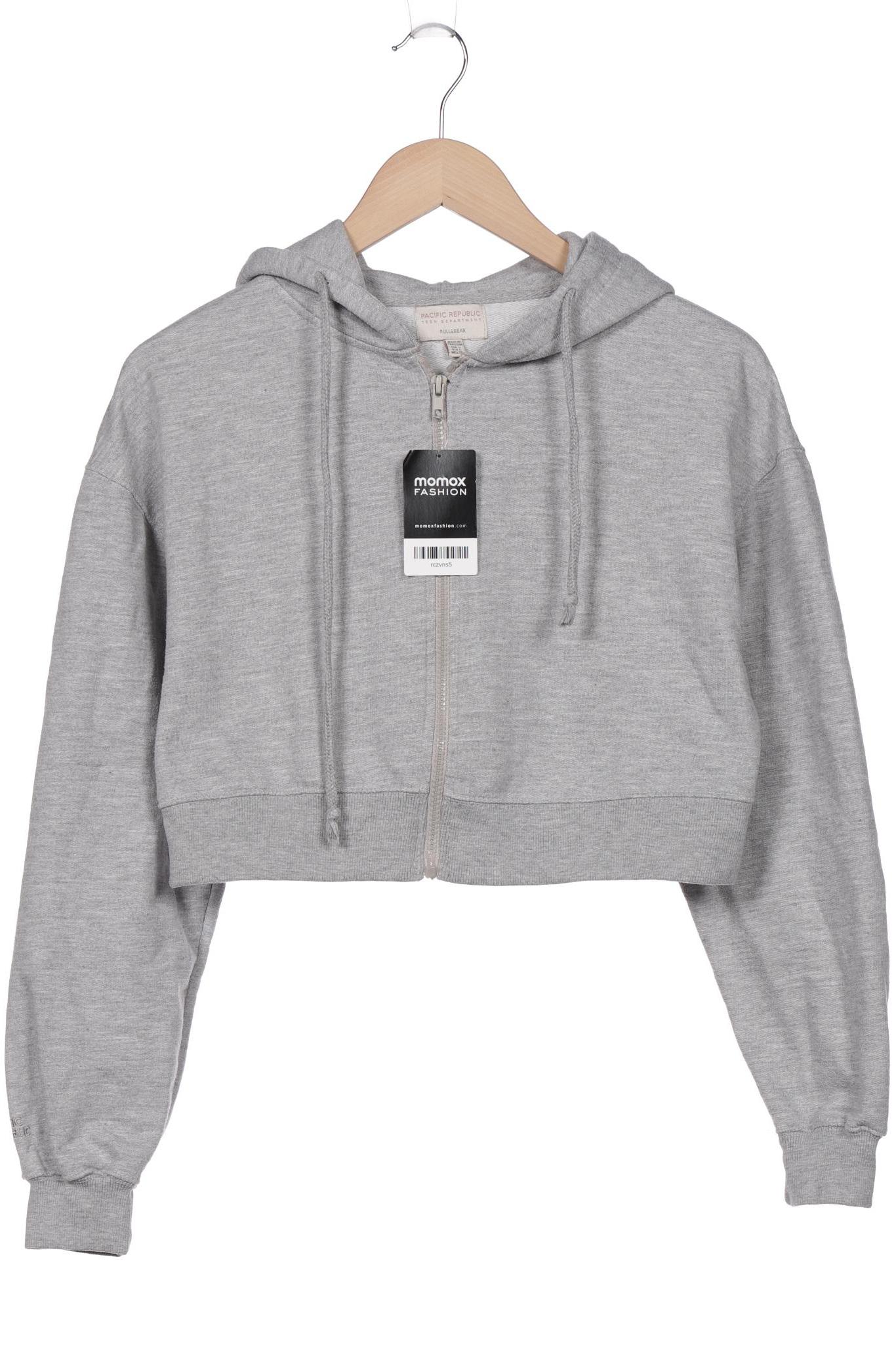 

Pull & Bear Damen Kapuzenpullover, grau, Gr. 36