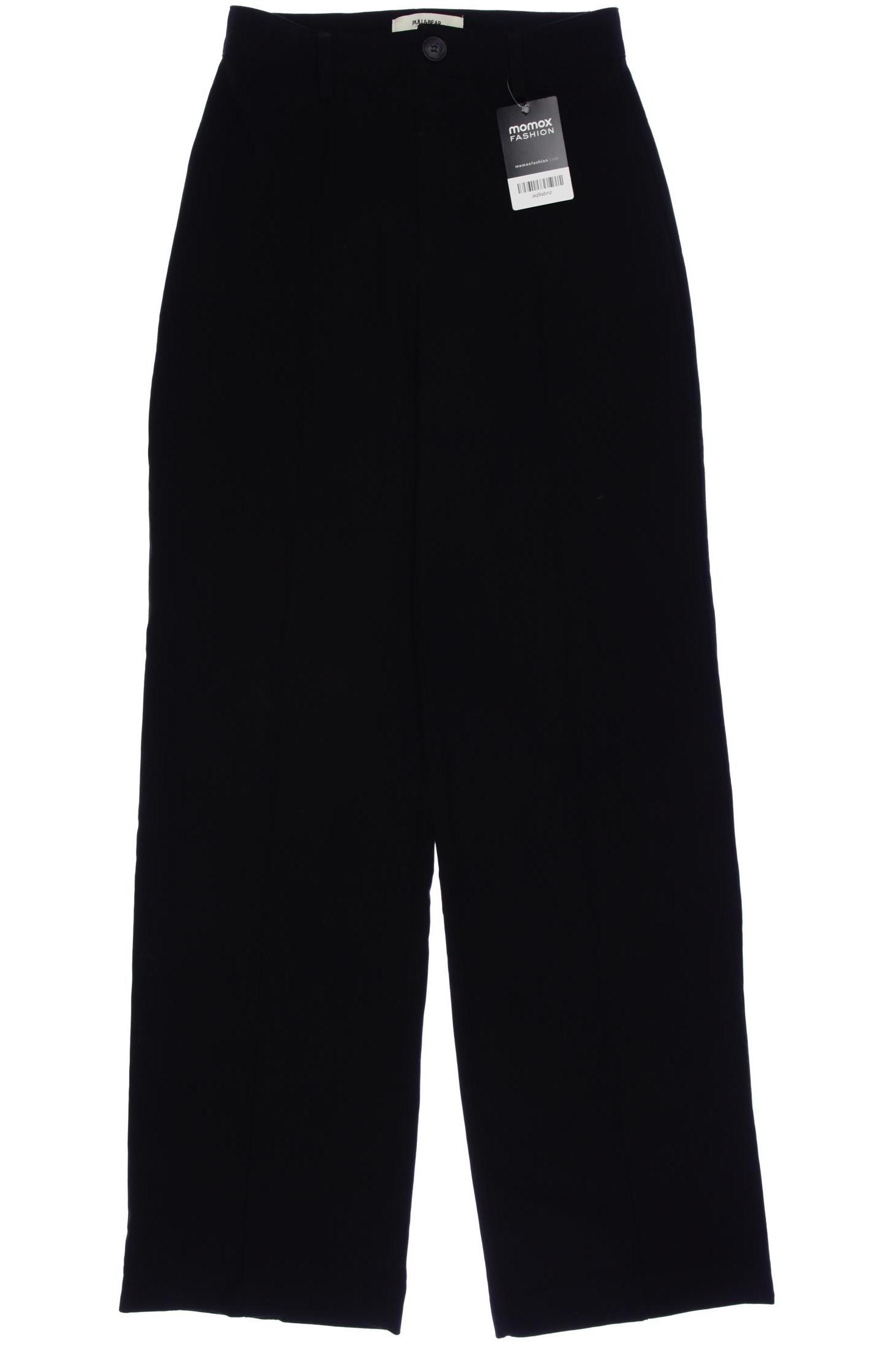 

Pull & Bear Damen Stoffhose, schwarz, Gr. 0