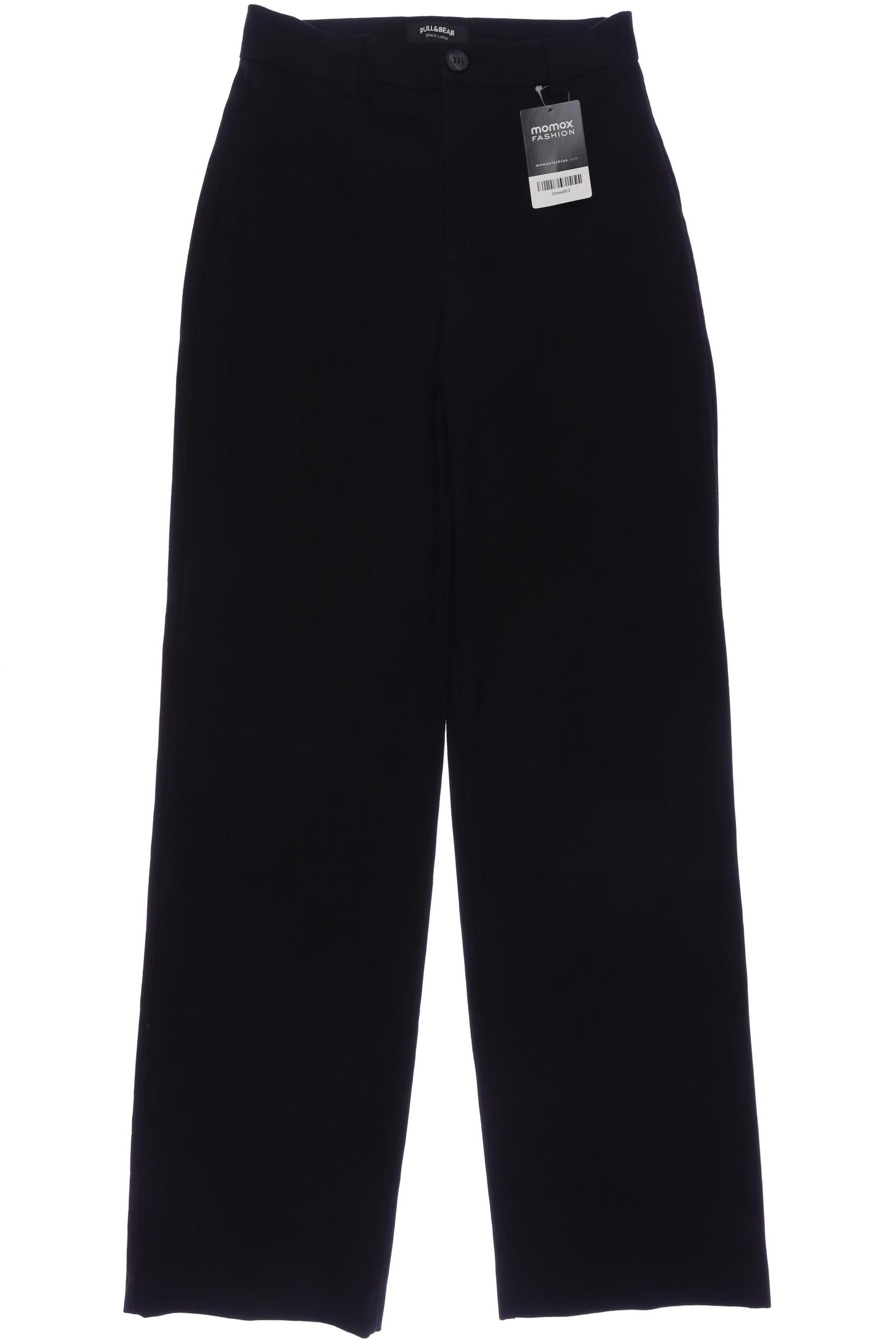 

Pull & Bear Damen Stoffhose, schwarz, Gr. 34