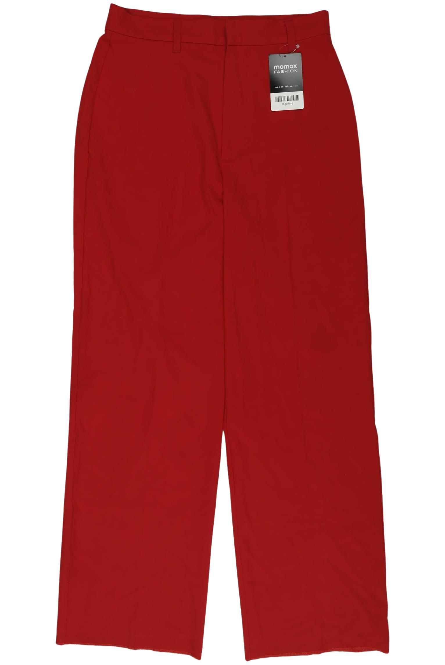 

Pull & Bear Damen Stoffhose, rot, Gr. 36