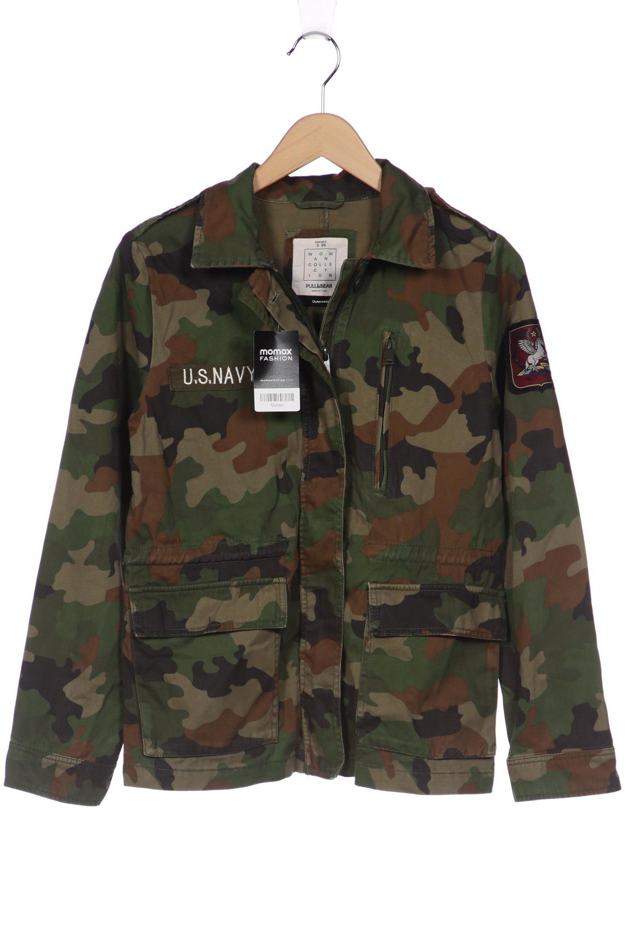 

Pull & Bear Damen Jacke, grün, Gr. 36