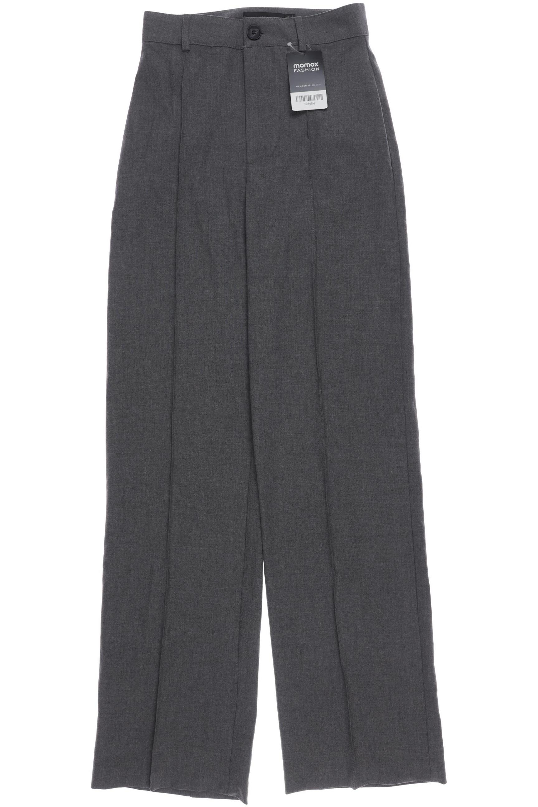 

Pull & Bear Damen Stoffhose, grau, Gr. 0