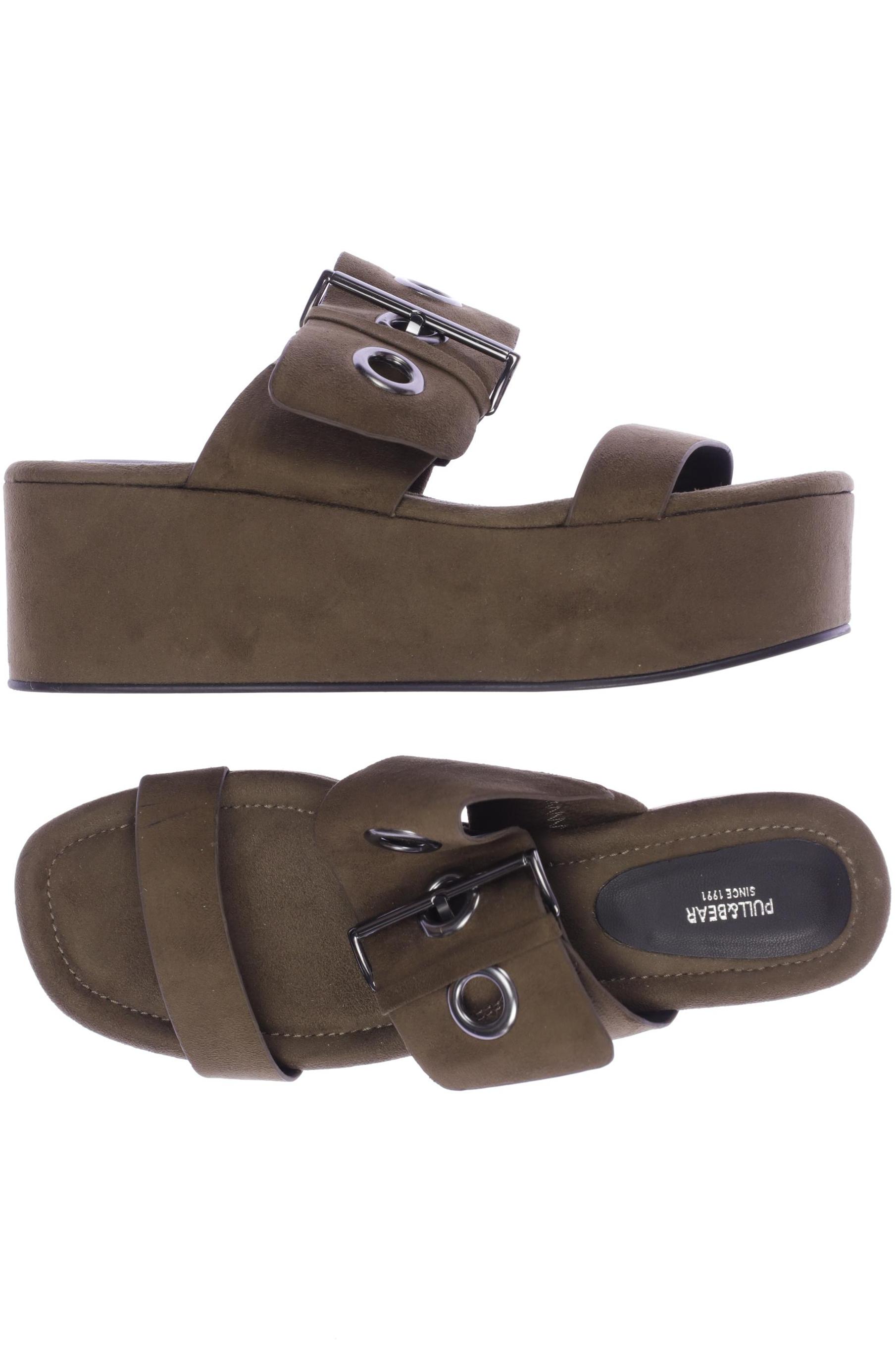 

Pull & Bear Damen Sandale, braun, Gr. 40