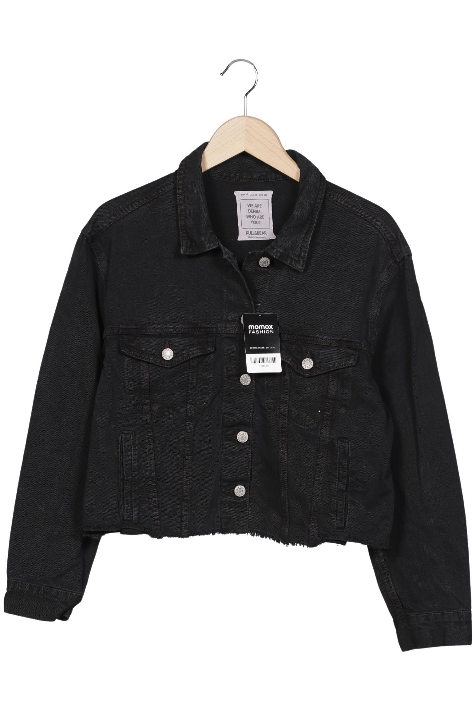 

Pull & Bear Damen Jacke, schwarz, Gr. 38