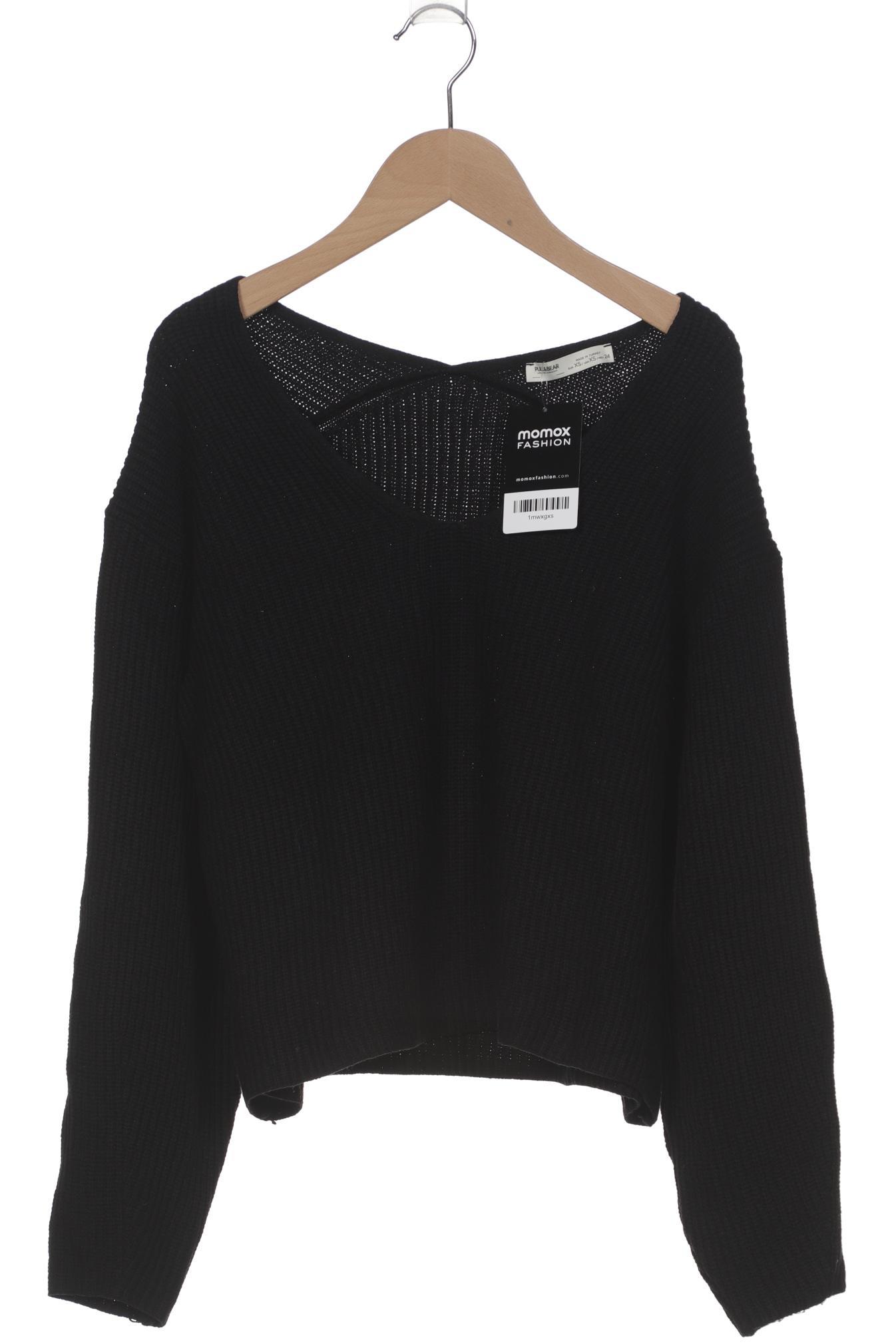 

Pull & Bear Damen Pullover, schwarz, Gr. 34