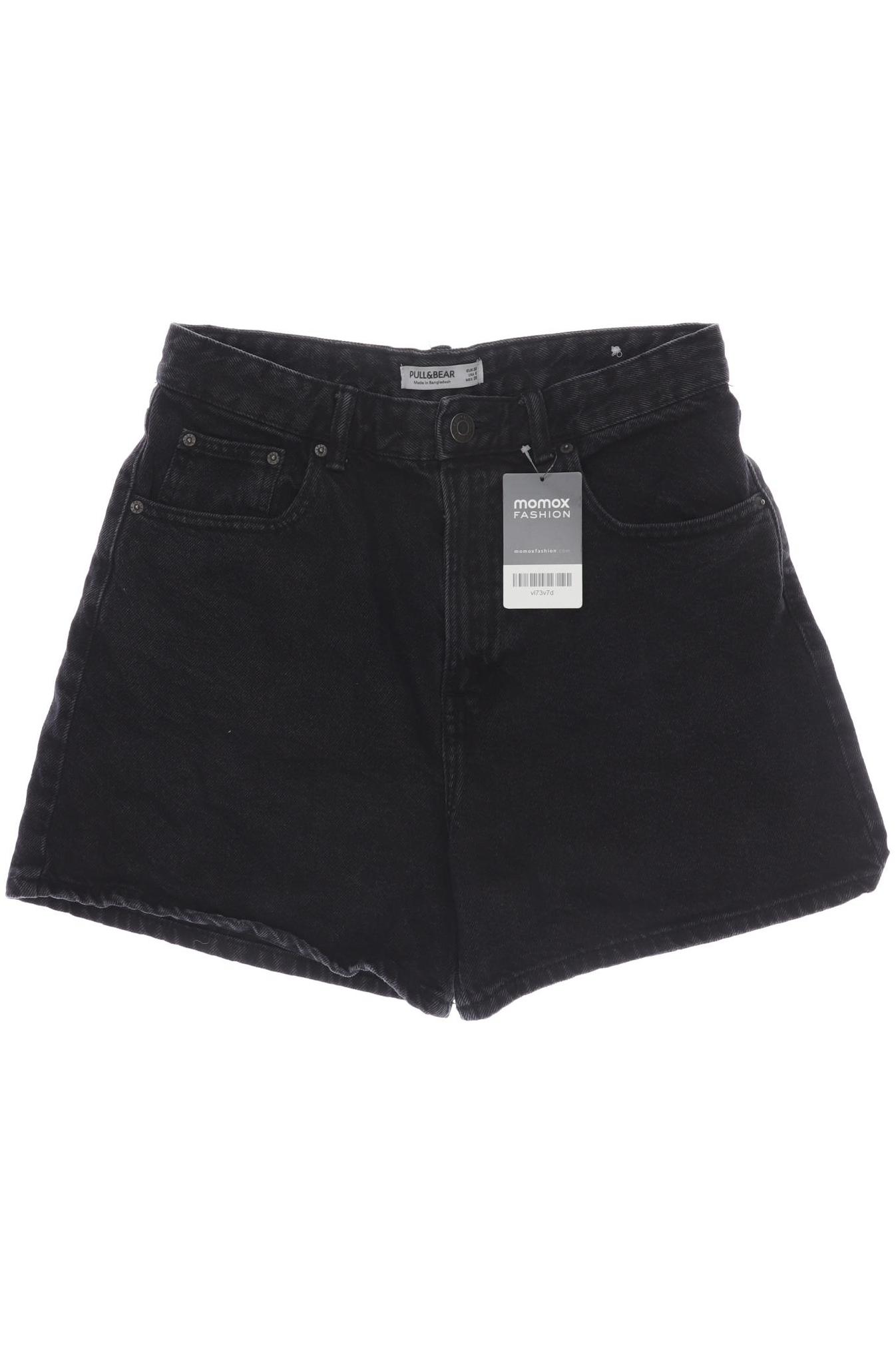 

Pull & Bear Damen Shorts, schwarz, Gr. 38