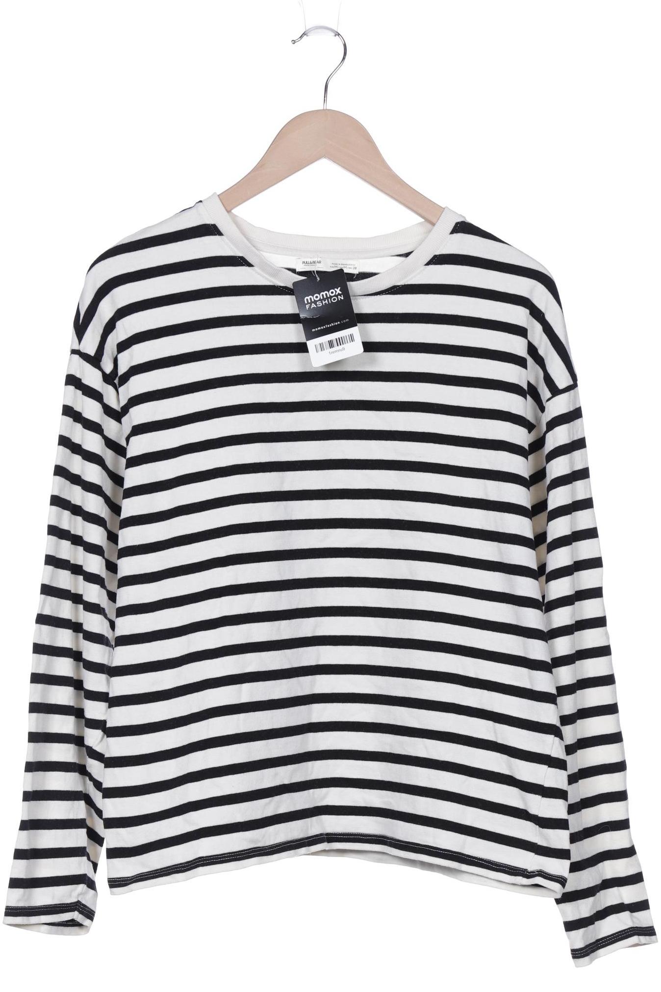 

Pull & Bear Damen Langarmshirt, schwarz, Gr. 38