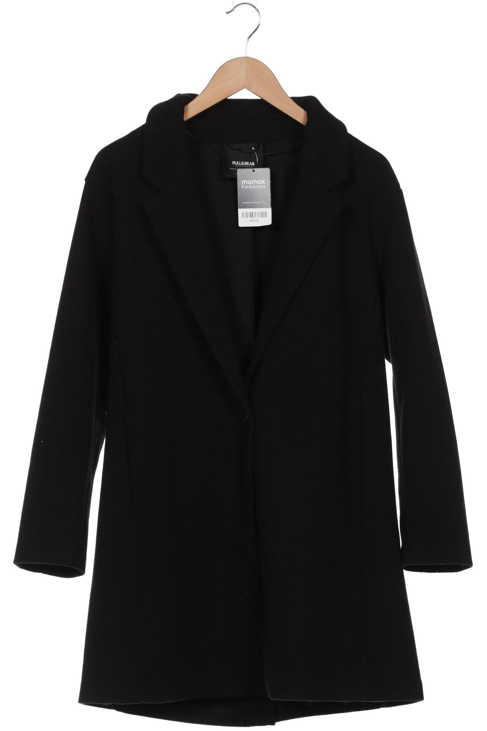 

Pull & Bear Damen Mantel, schwarz, Gr. 36