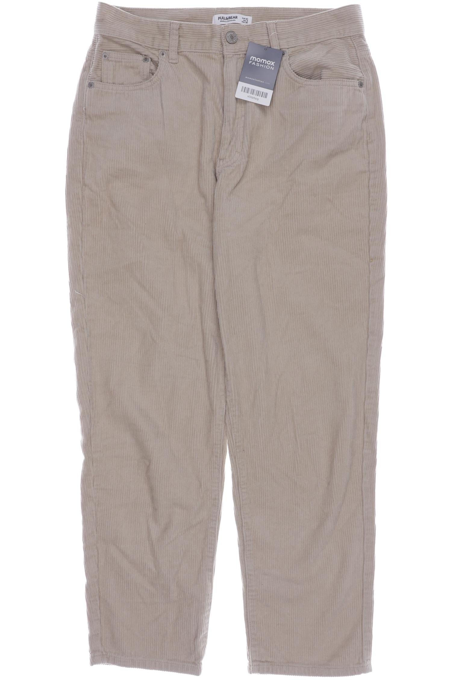 

Pull & Bear Damen Stoffhose, beige, Gr. 40